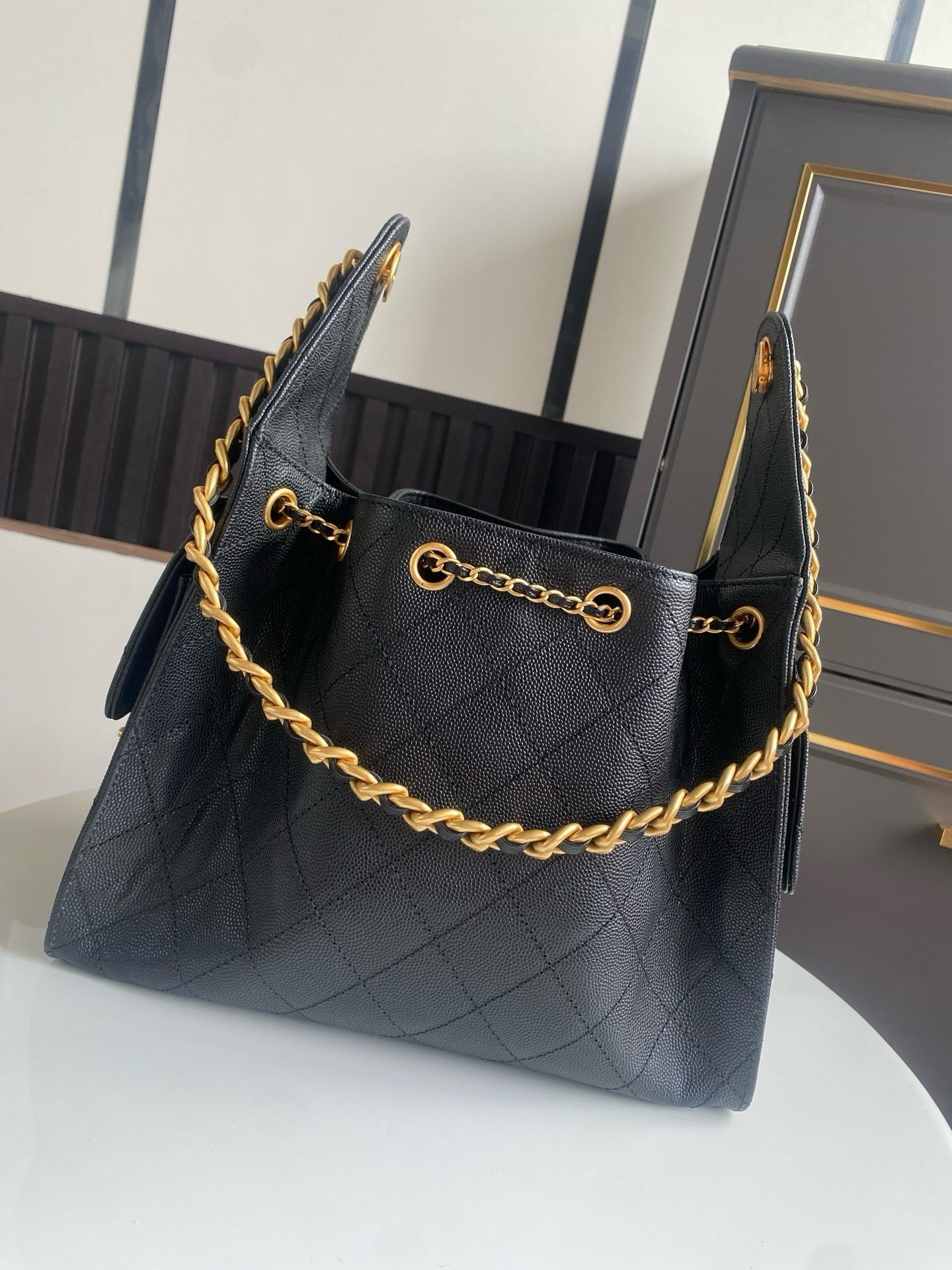 Sac Chanel Hobo 30 Noir