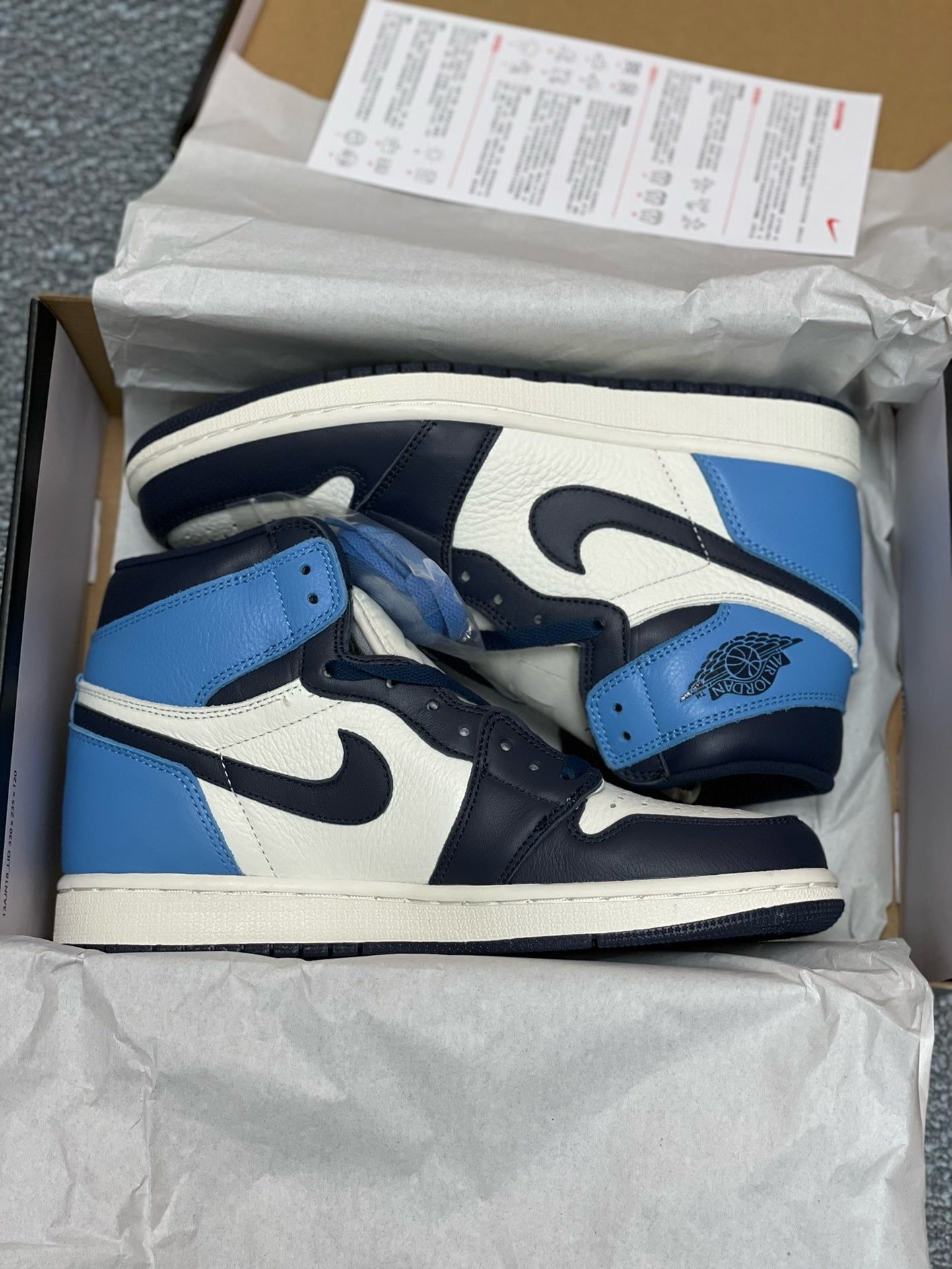 SNEAKERS AIR JORDAN 1 HIGH OBSIDIAN