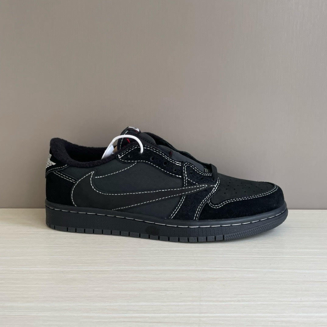 SNEAKERS AIR JORDAN 1 LOW TRAVIS SCOTT BLACK PHANTOM
