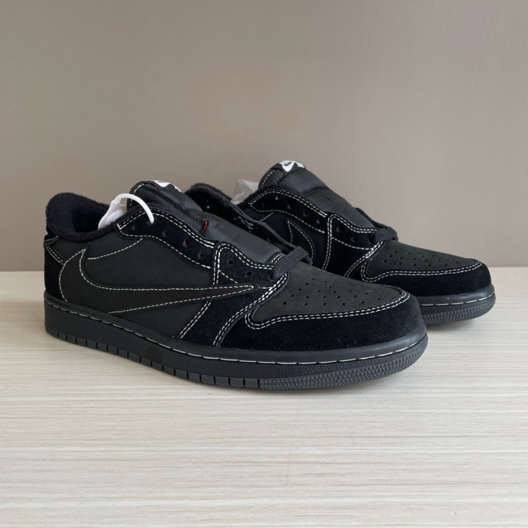 SNEAKERS AIR JORDAN 1 LOW TRAVIS SCOTT BLACK PHANTOM
