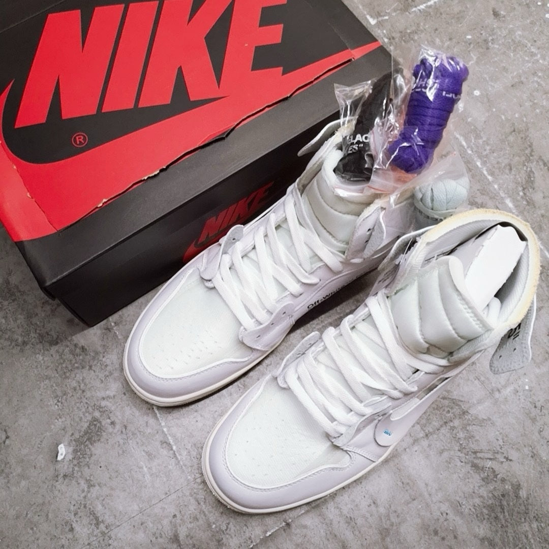 SNEAKERS AIR JORDAN 1 HIGH OFF WHITE