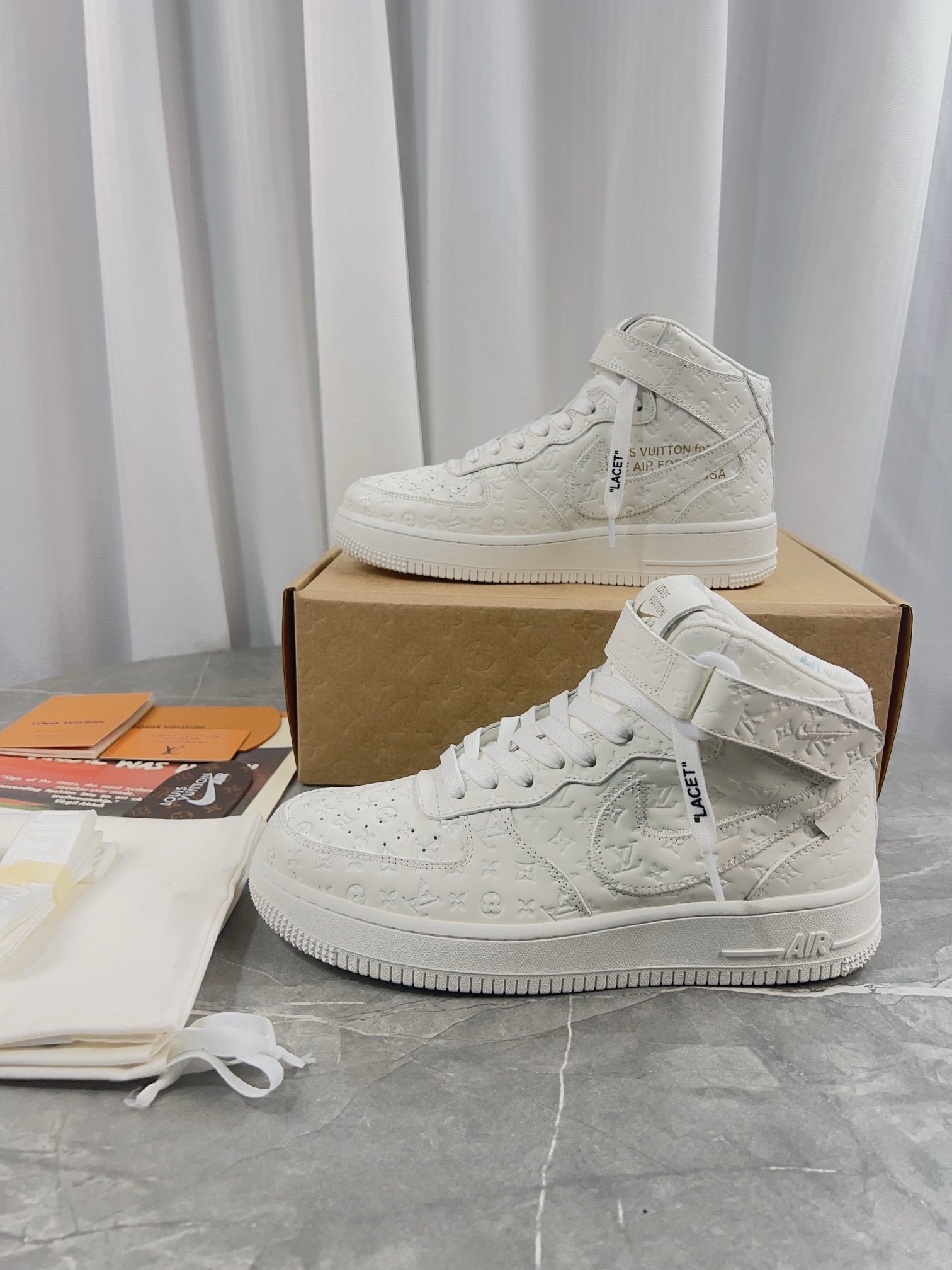 SNEAKERS AIR FORCE 1 X LOUIS VUITTON BLANC