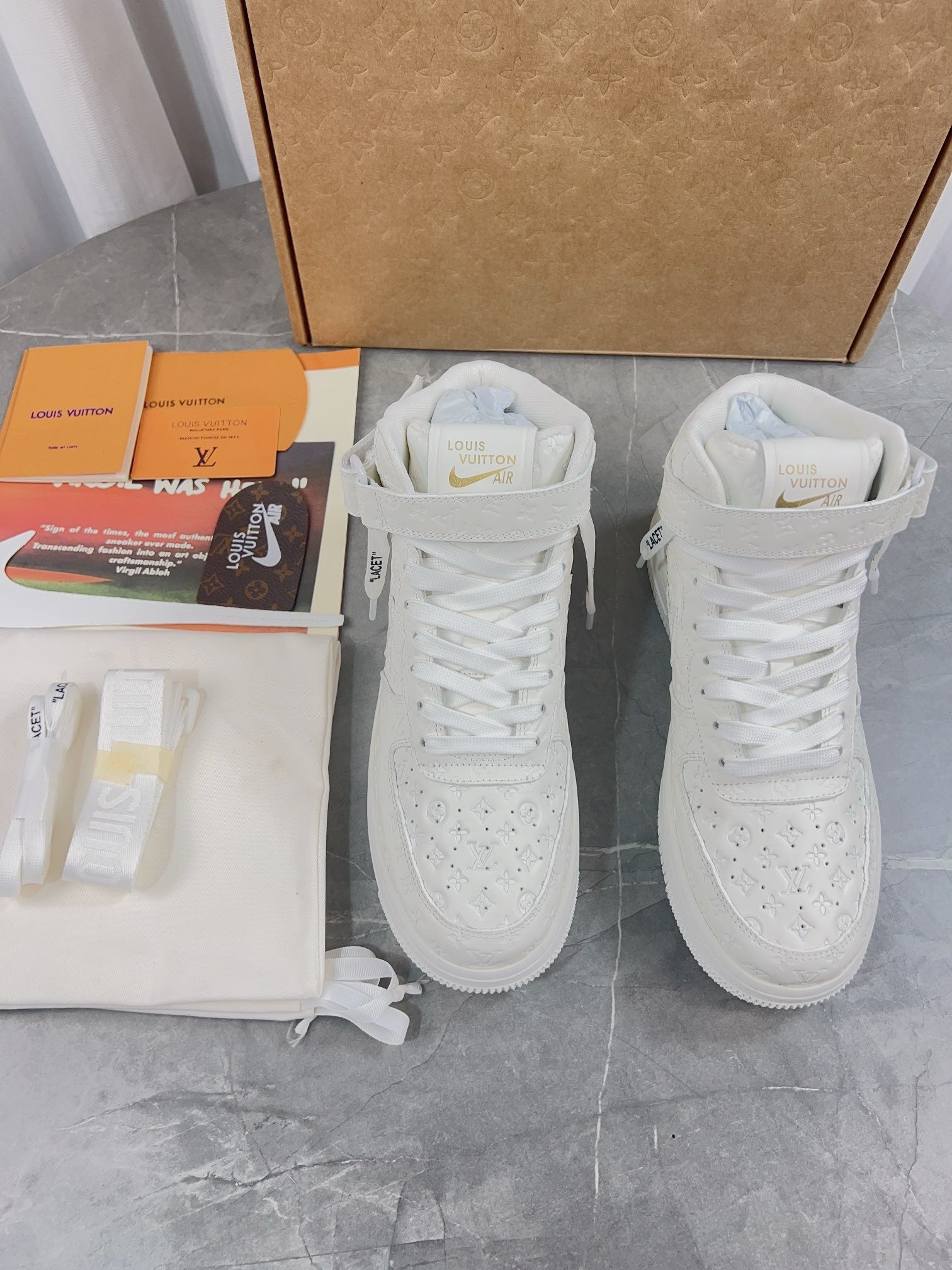 SNEAKERS AIR FORCE 1 X LOUIS VUITTON BLANC