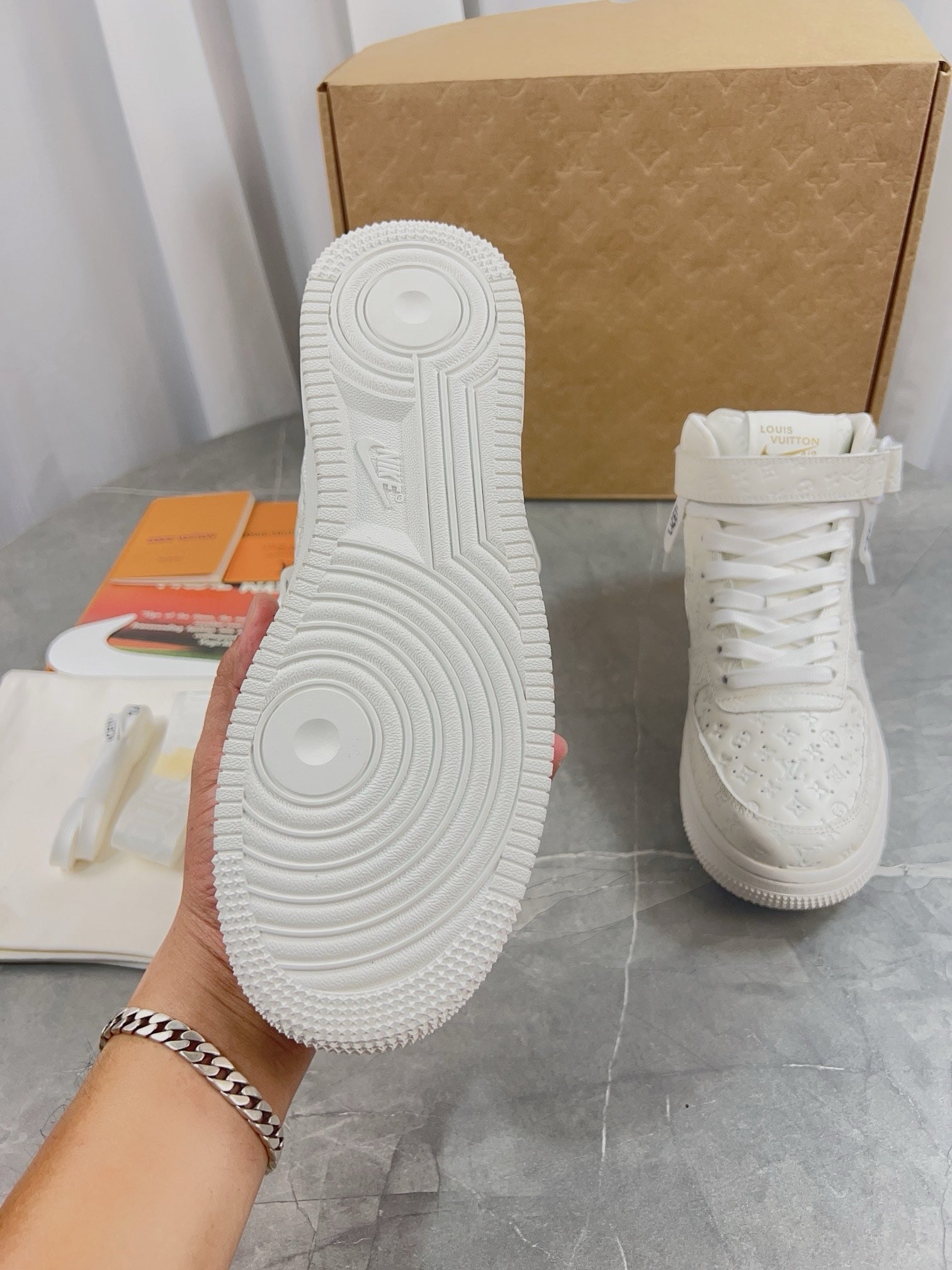 SNEAKERS AIR FORCE 1 X LOUIS VUITTON BLANC