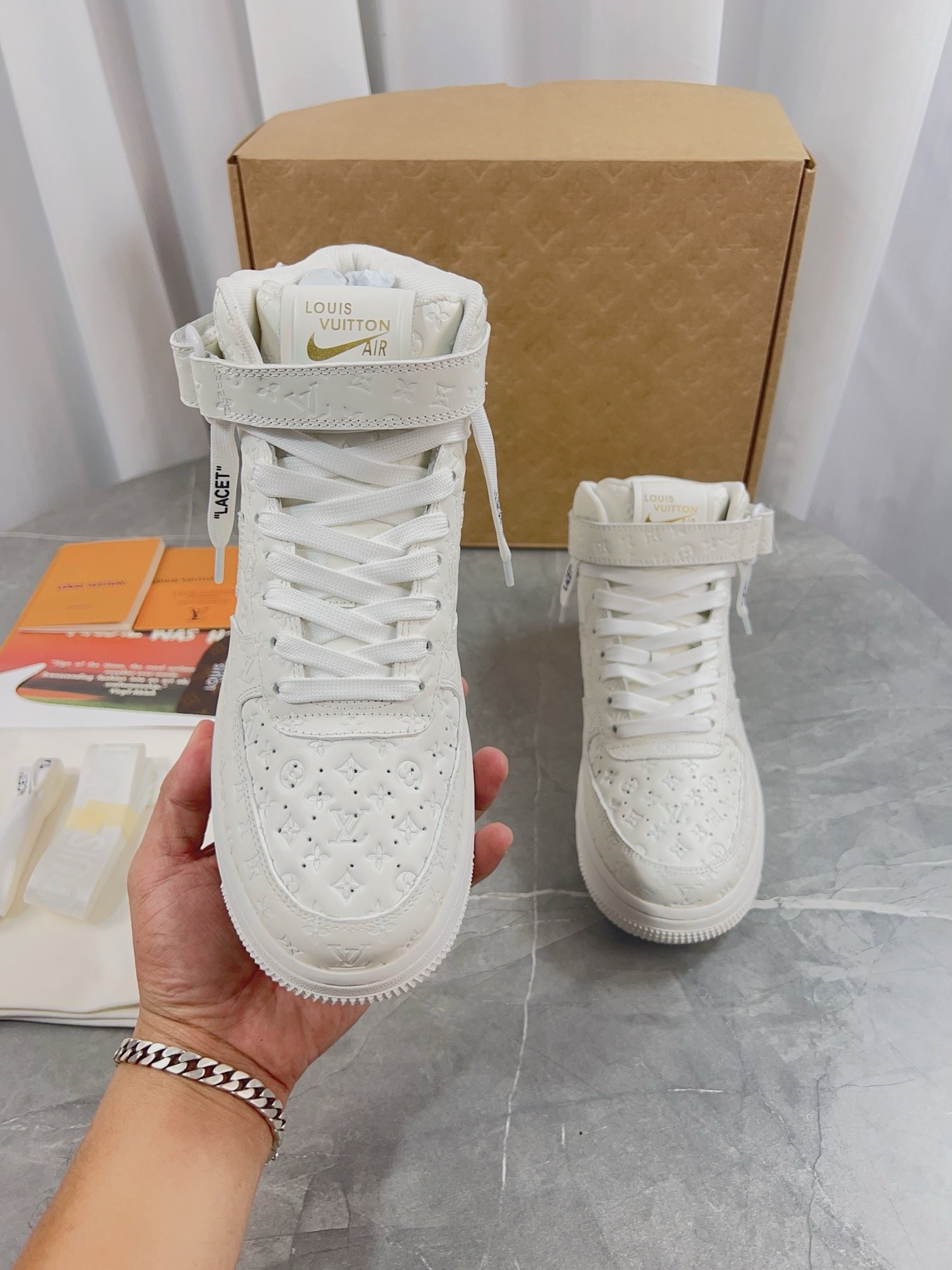 SNEAKERS AIR FORCE 1 X LOUIS VUITTON BLANC