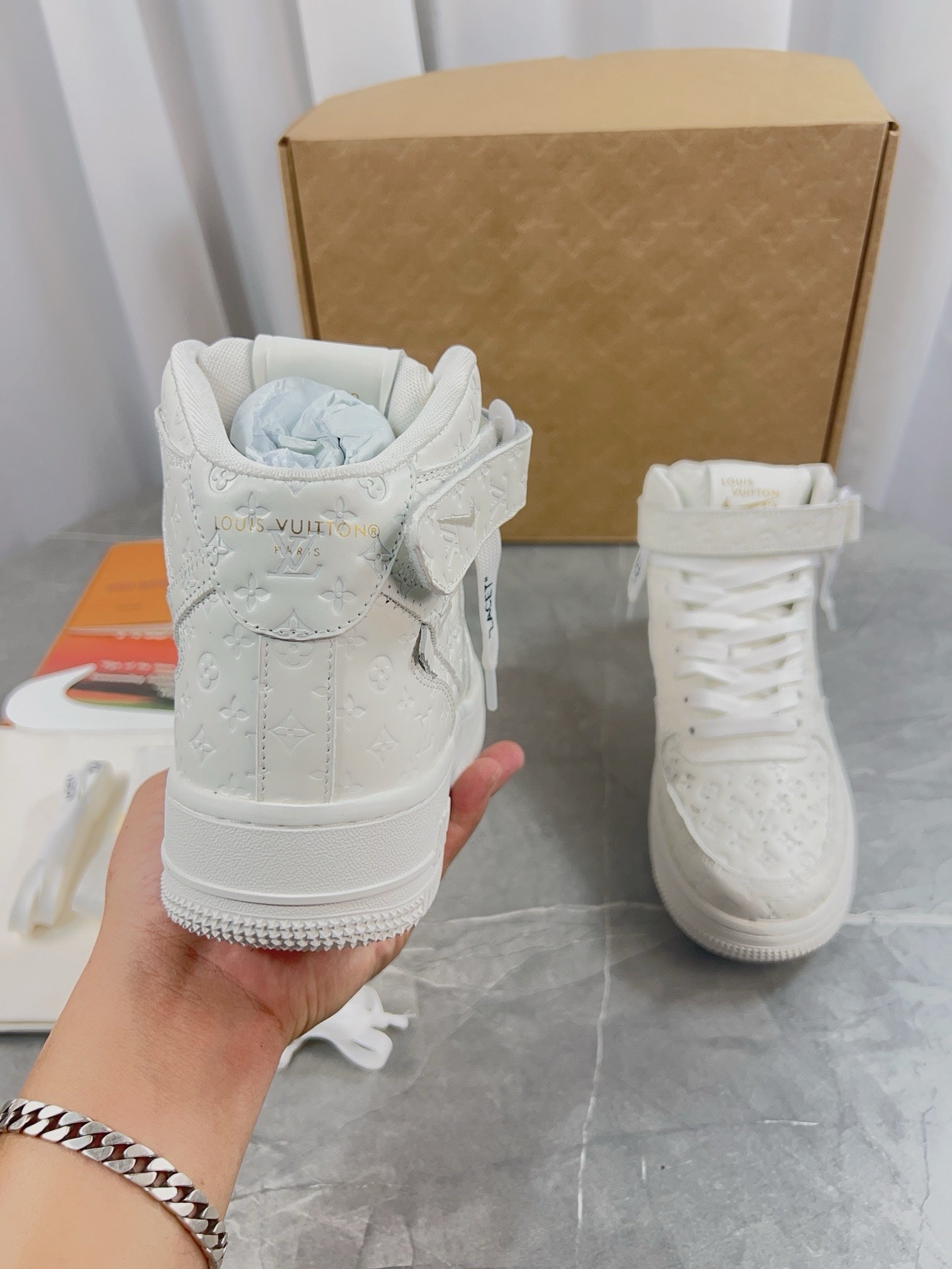 SNEAKERS AIR FORCE 1 X LOUIS VUITTON BLANC