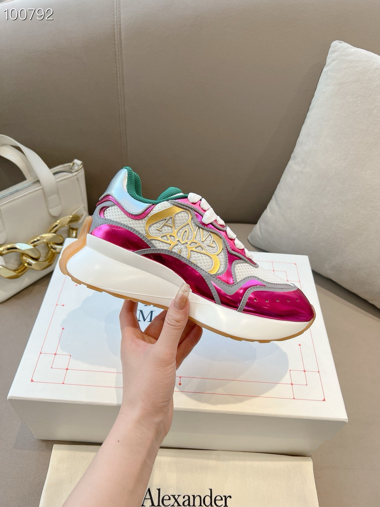 SNEAKERS ALEXANDER MCQUEEN SPRINT ROSE