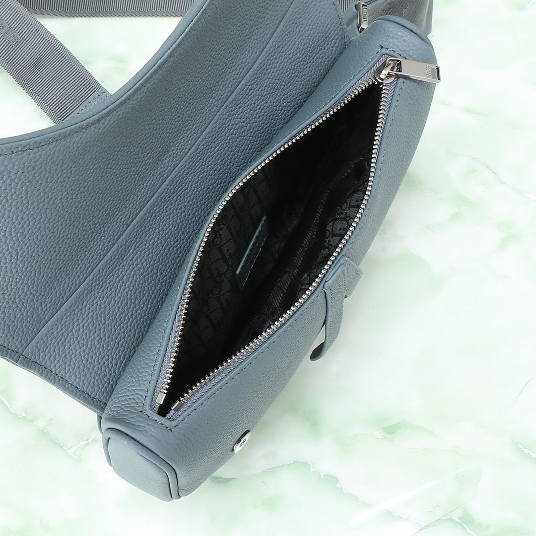 SACOCHE SADDLE DIOR BLEU PÉTROLE