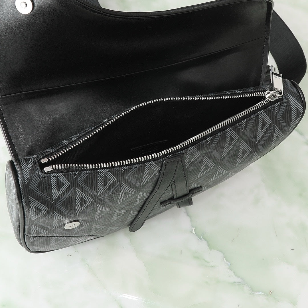 SACOCHE SADDLE DIOR DIAMOND NOIR