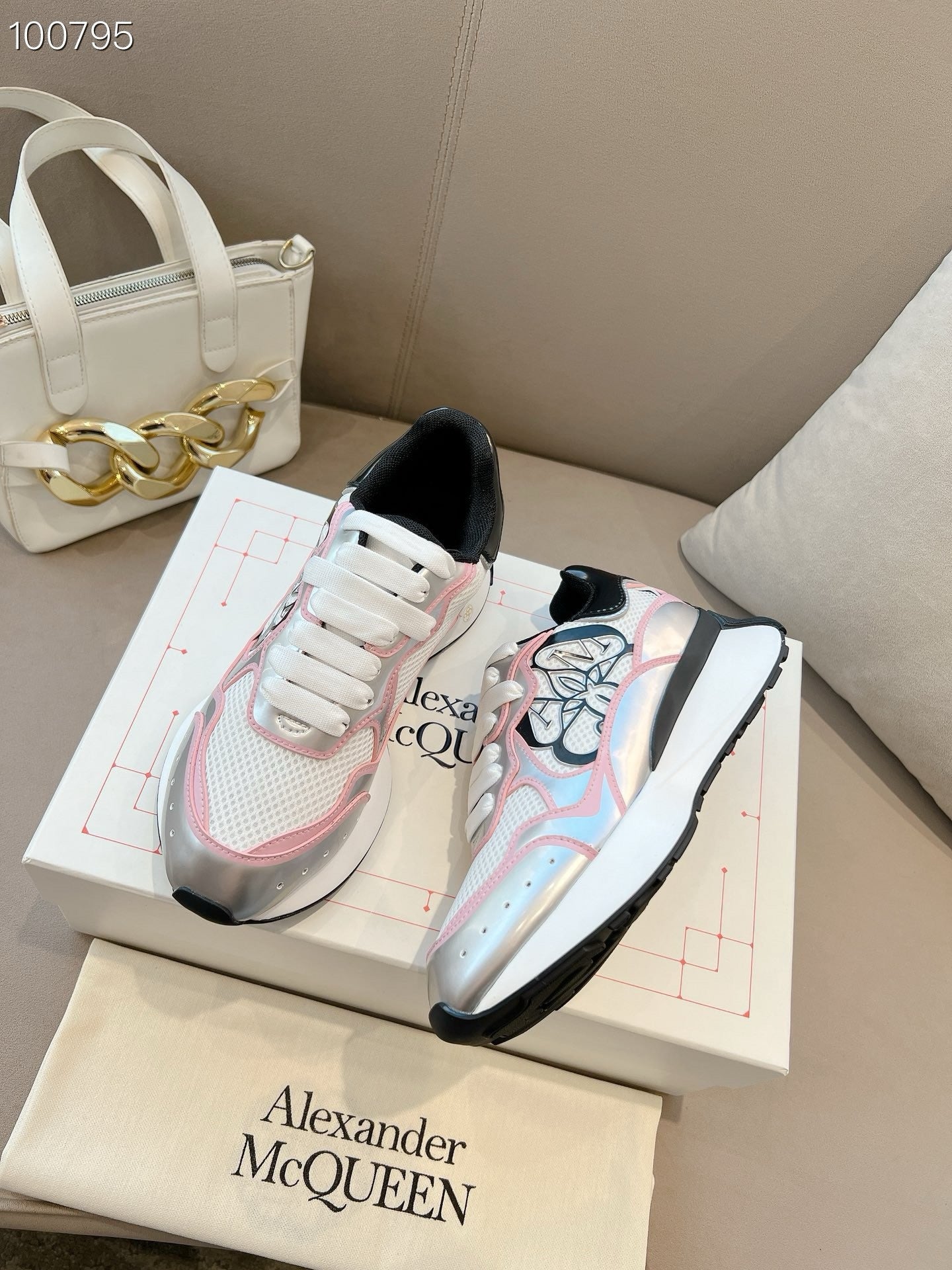 Sneakers Alexander McQueen Sprint Rose 3D