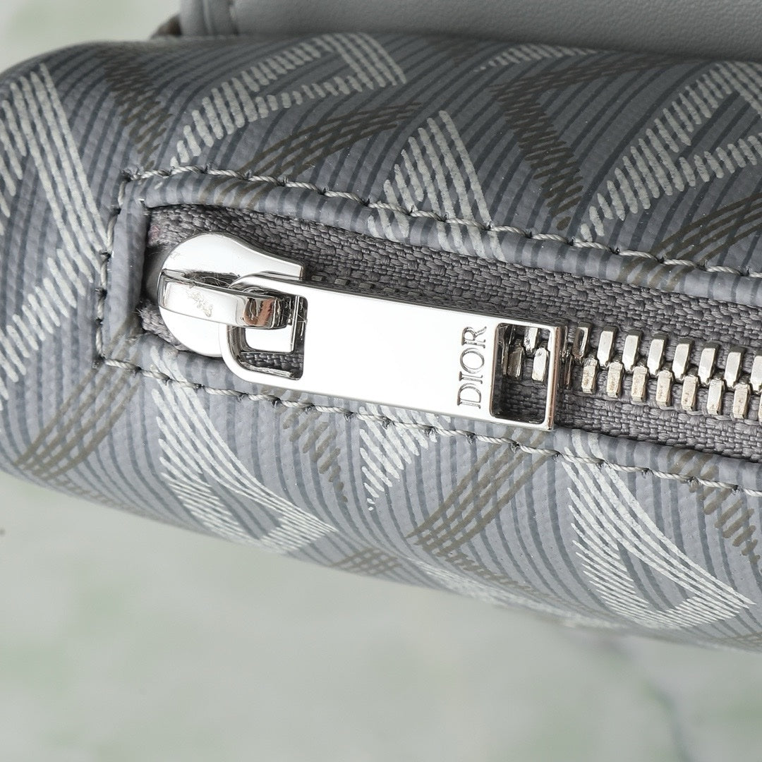 SACOCHE SADDLE DIOR DIAMOND GRIS