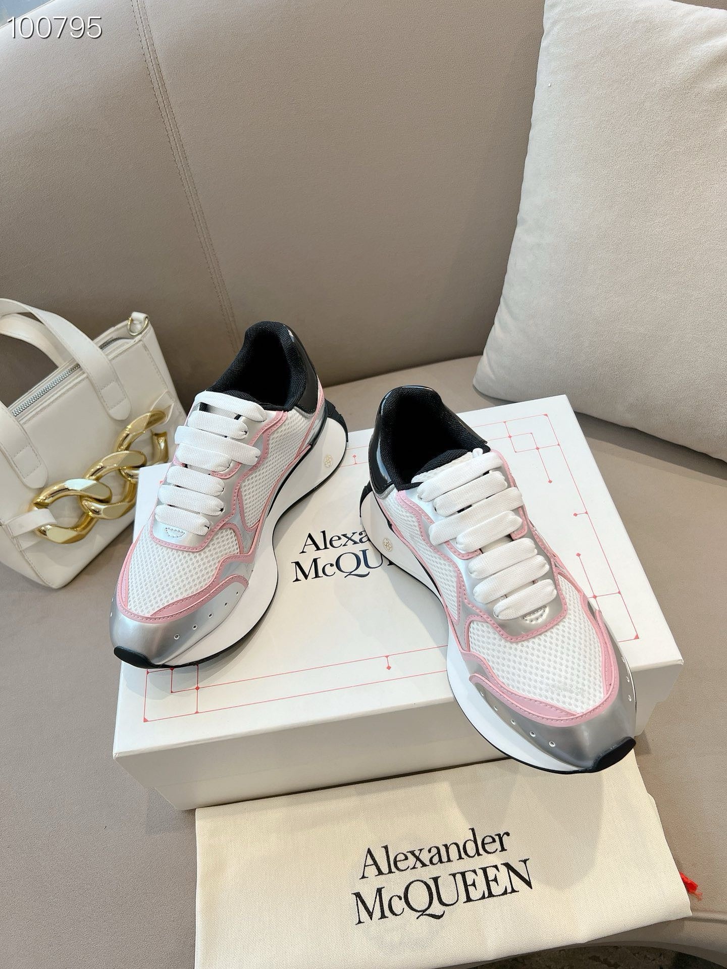 SNEAKERS ALEXANDER MCQUEEN SPRINT ROSE 3D