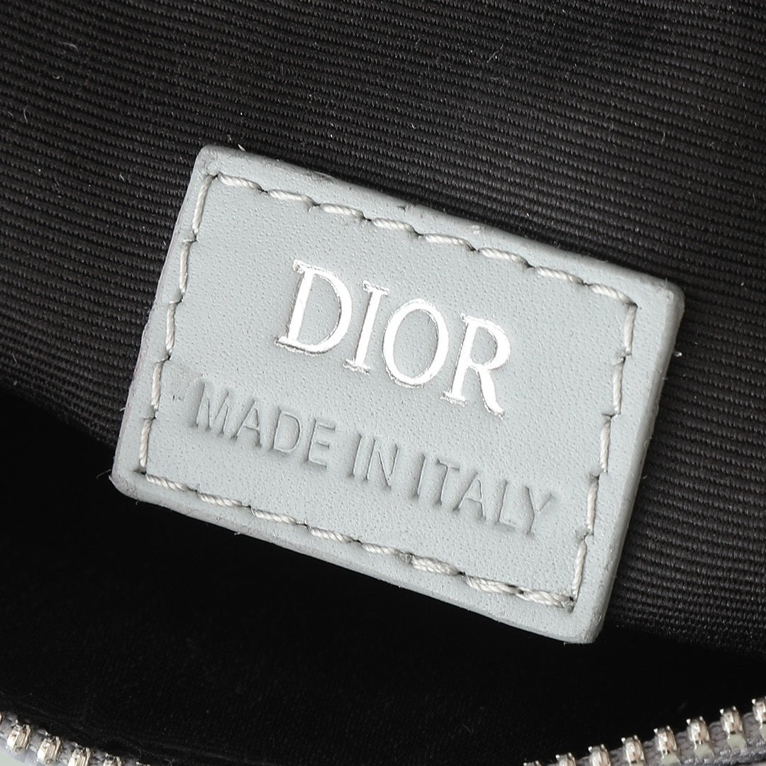 SACOCHE SADDLE DIOR DIAMOND GRIS