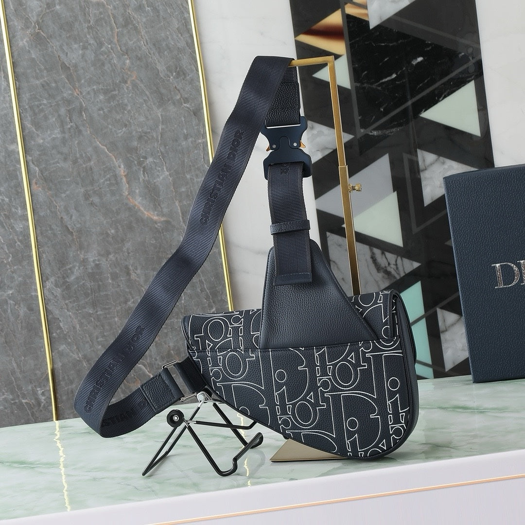 SACOCHE SADDLE DIOR BLEU MARINE