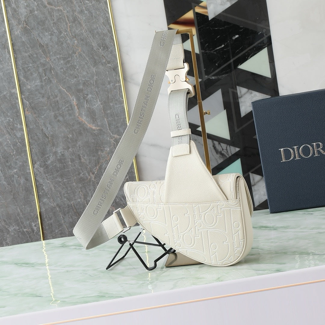 SACOCHE SADDLE DIOR CRÈME