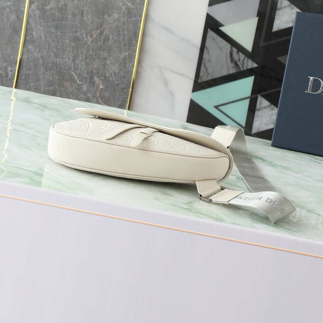 SACOCHE SADDLE DIOR CRÈME