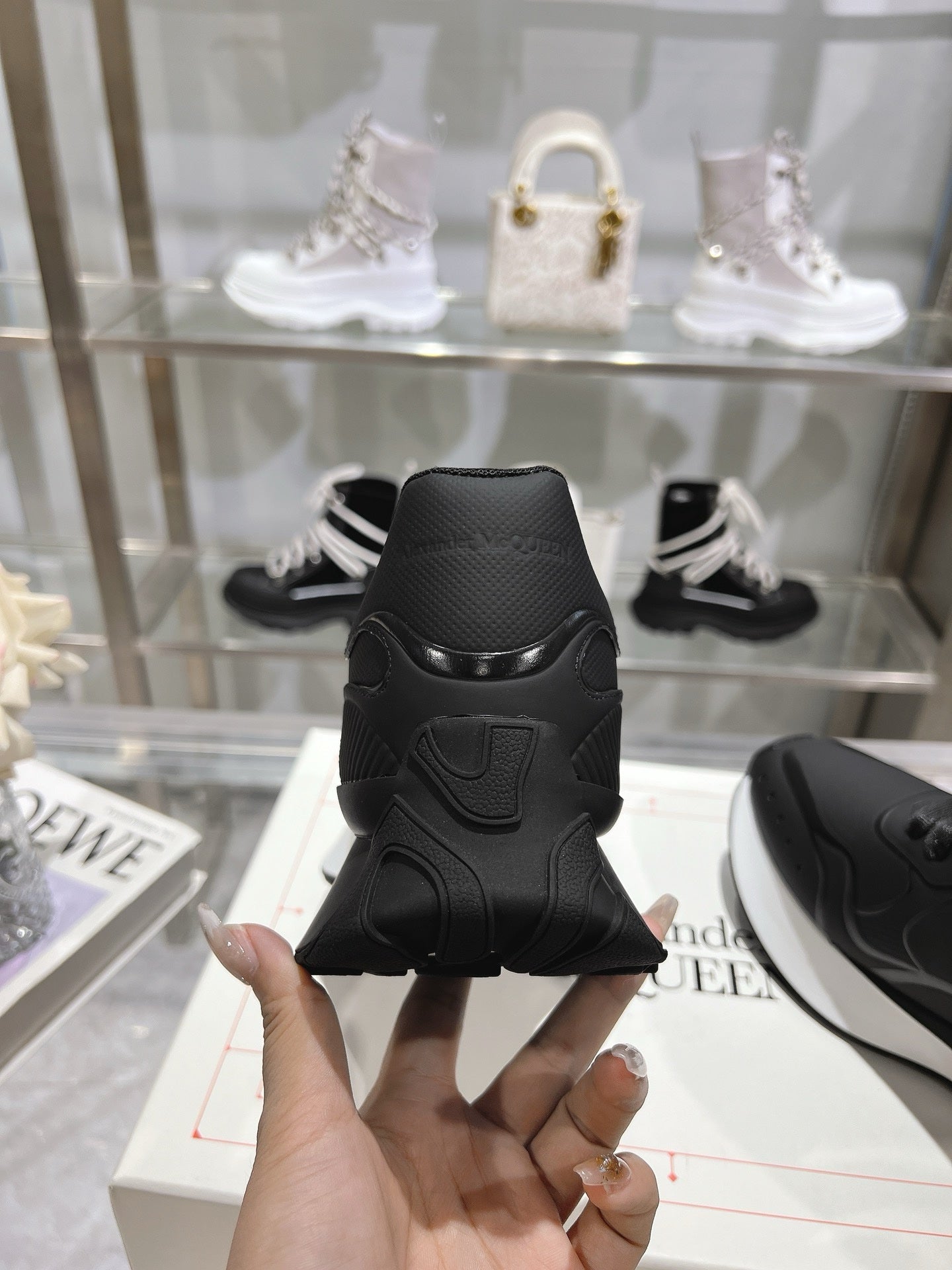 SNEAKERS ALEXANDER MCQUEEN SPRINT NOIR 3D