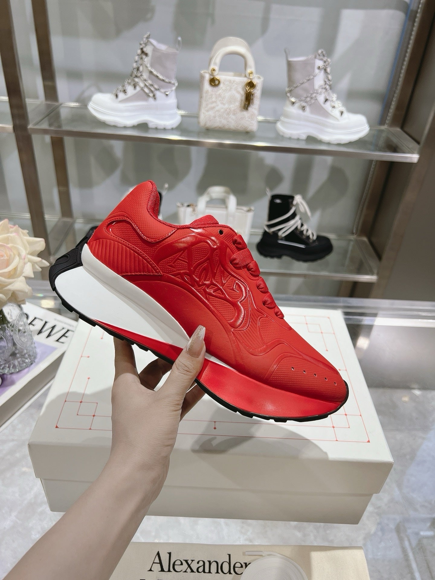 SNEAKERS ALEXANDER MCQUEEN SPRINT ROUGE