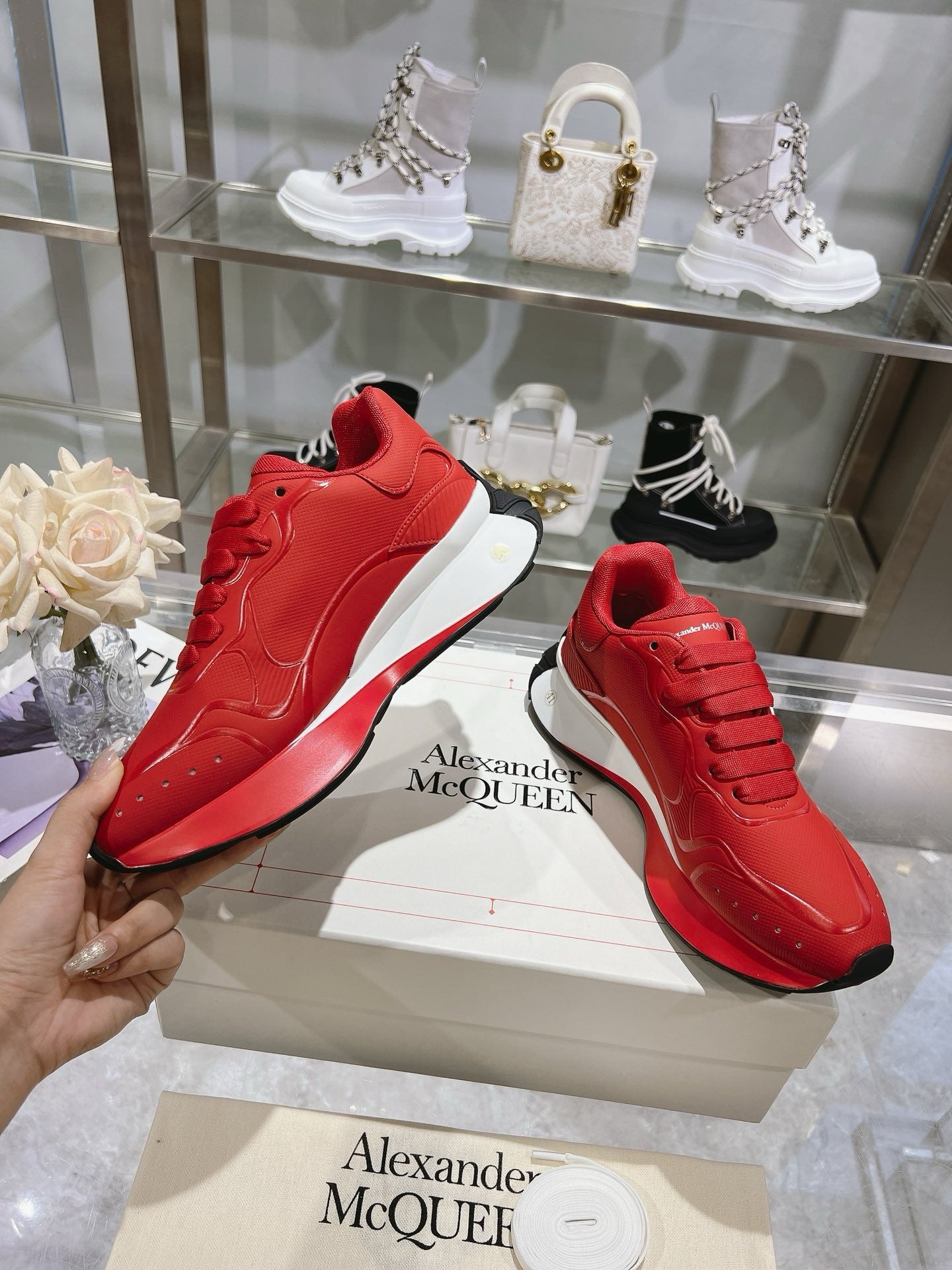SNEAKERS ALEXANDER MCQUEEN SPRINT ROUGE