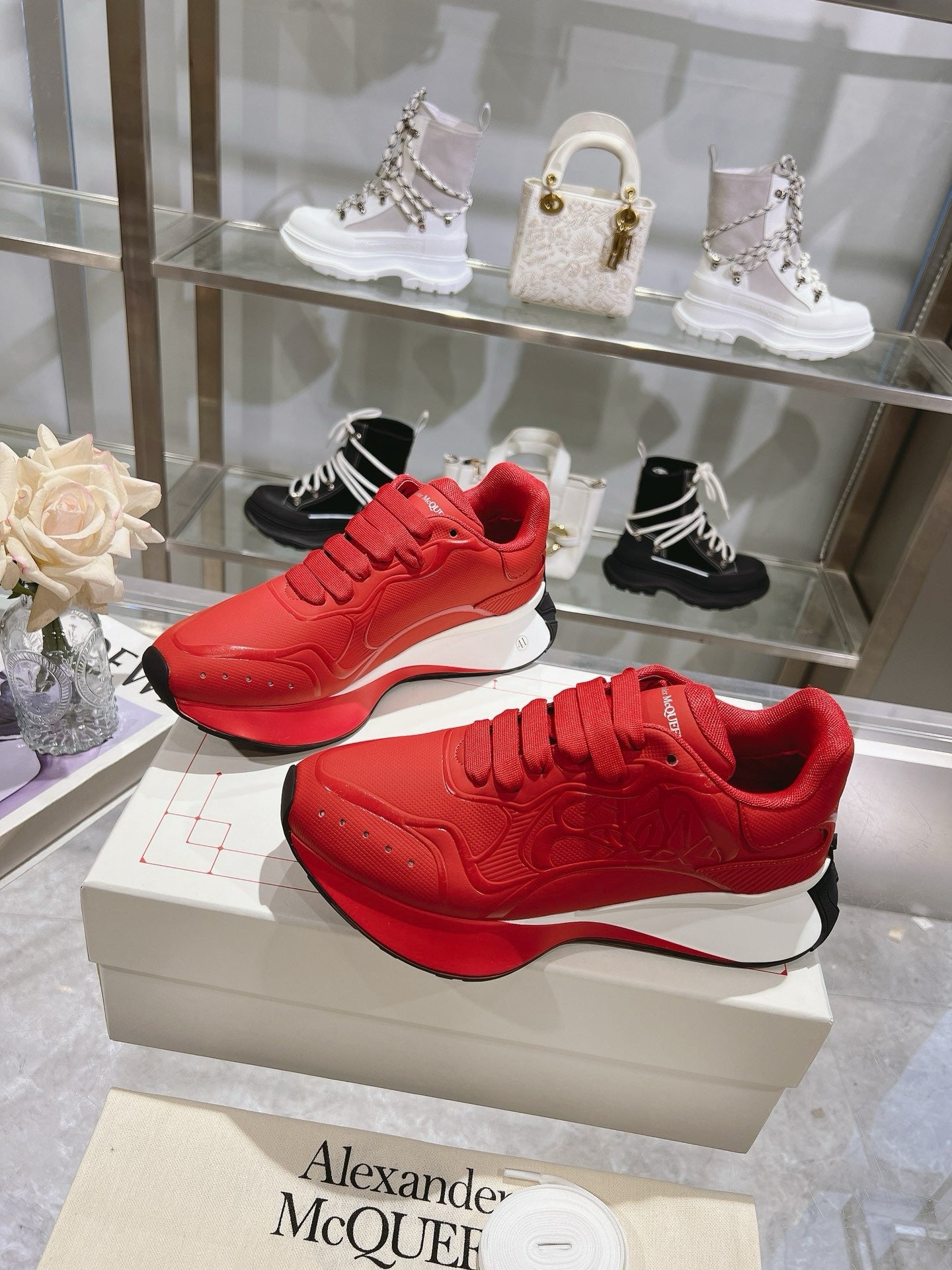 Sneakers Alexander McQueen Sprint Rouge