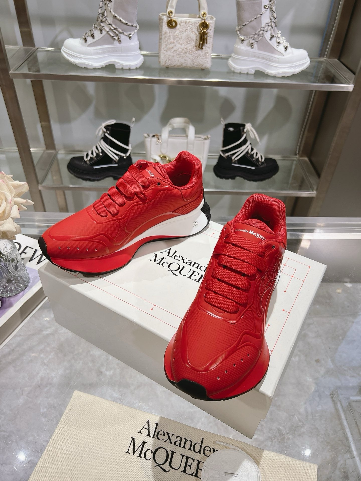 SNEAKERS ALEXANDER MCQUEEN SPRINT ROUGE