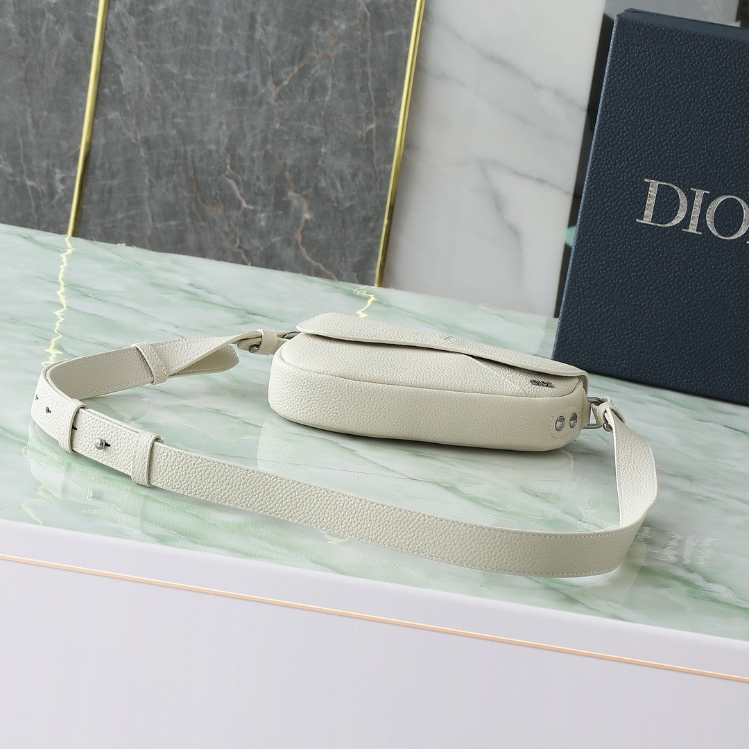 SACOCHE SADDLE DIOR MINI CRÈME