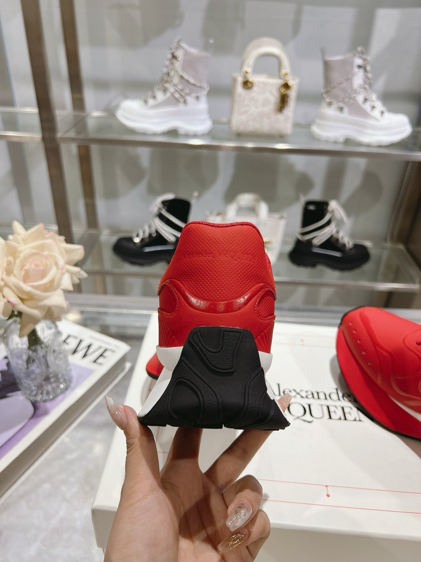 SNEAKERS ALEXANDER MCQUEEN SPRINT ROUGE