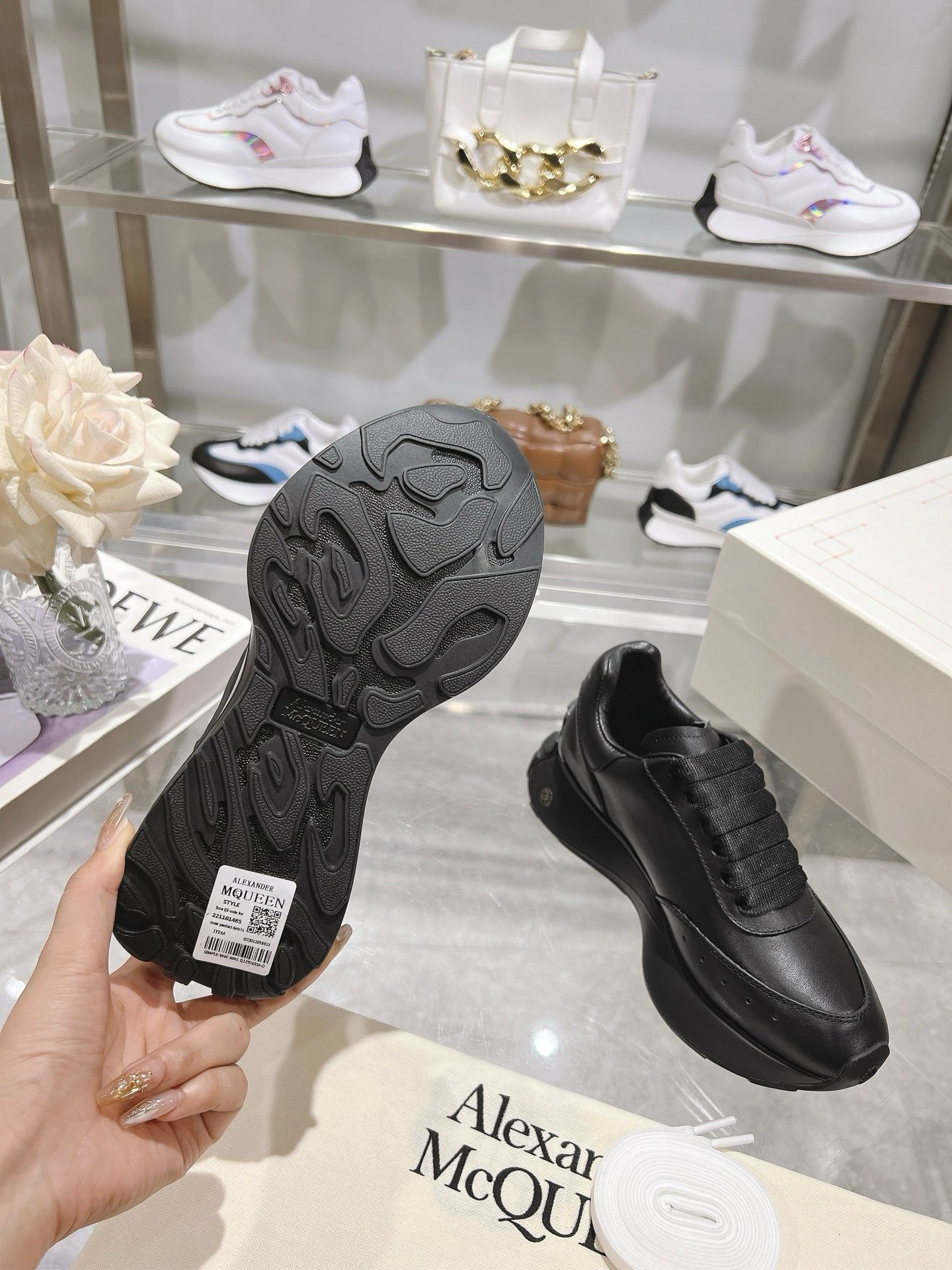 SNEAKERS ALEXANDER MCQUEEN SPRINT NOIR