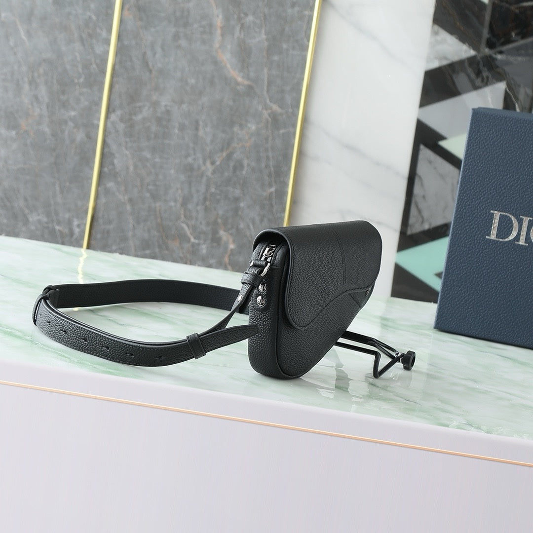 SACOCHE SADDLE DIOR MINI NOIR