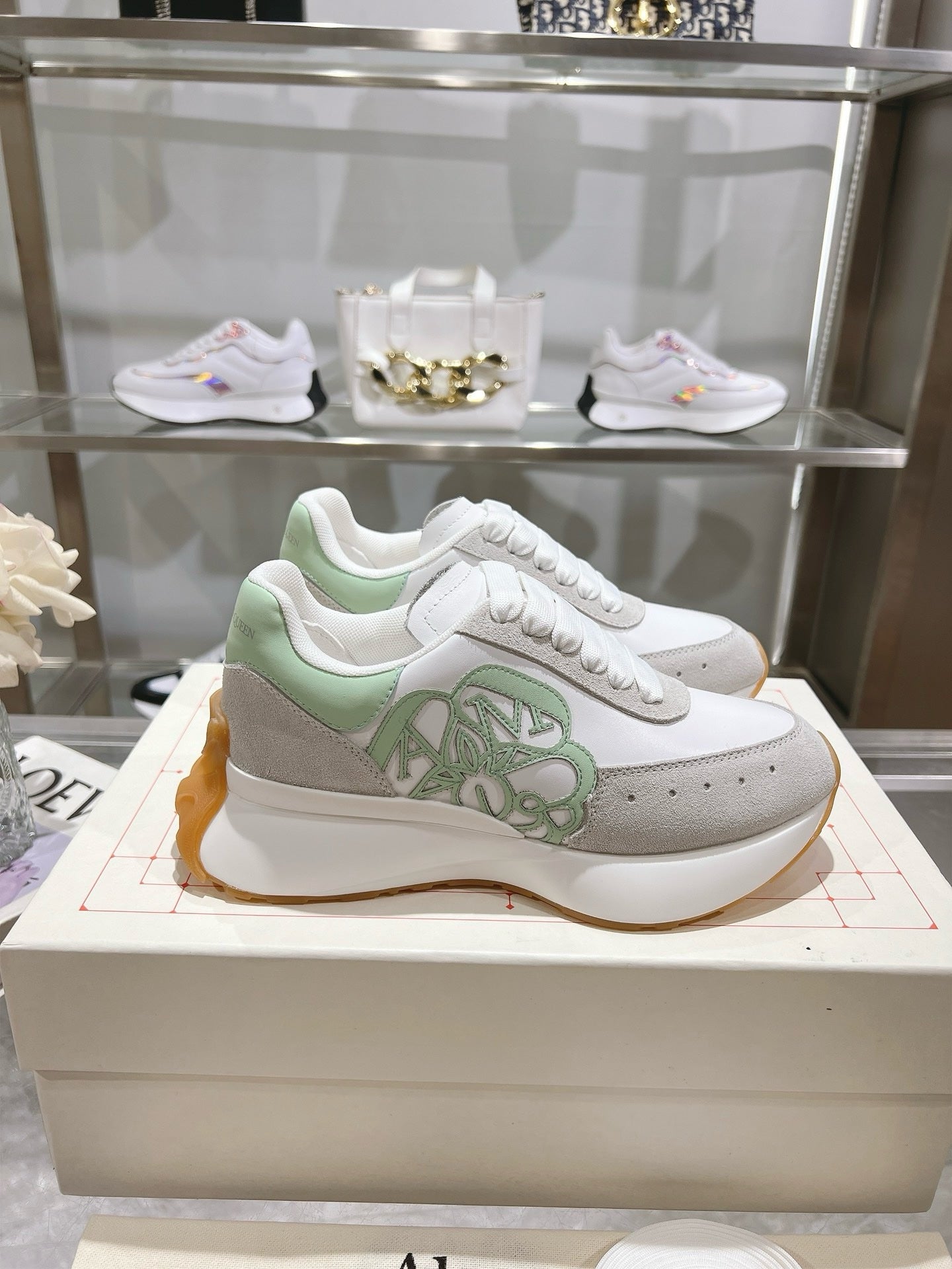 Sneakers Alexander McQueen Sprint Vert