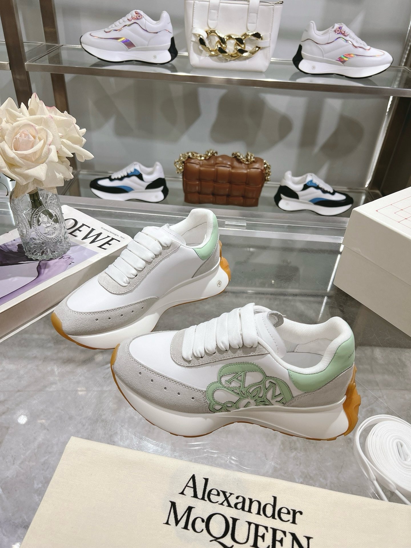 Sneakers Alexander McQueen Sprint Vert