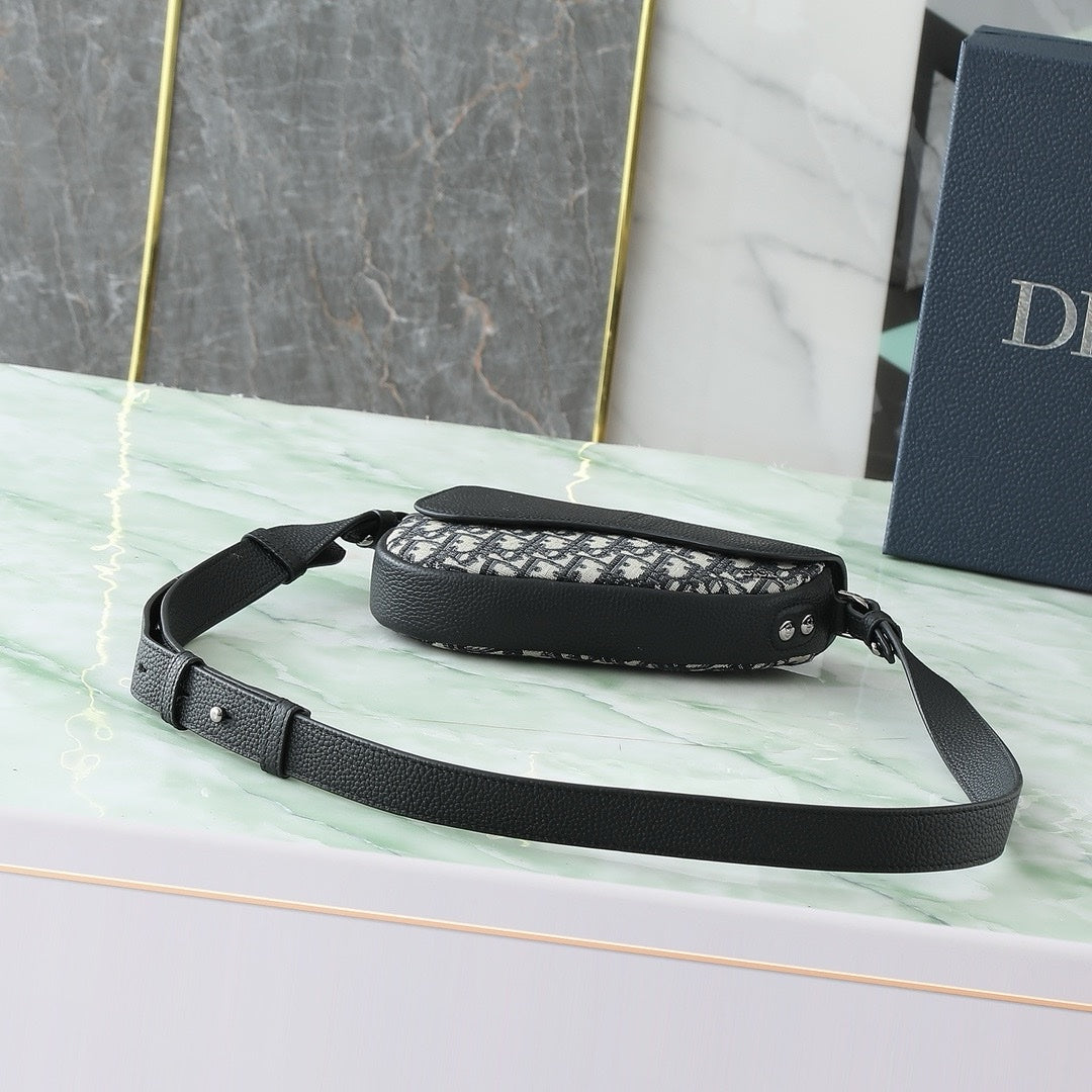 SACOCHE SADDLE DIOR MINI OBLIQUE BEIGE