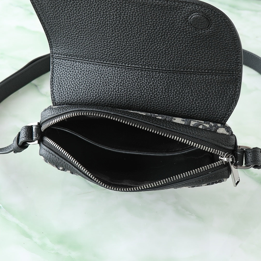 SACOCHE SADDLE DIOR MINI OBLIQUE BEIGE