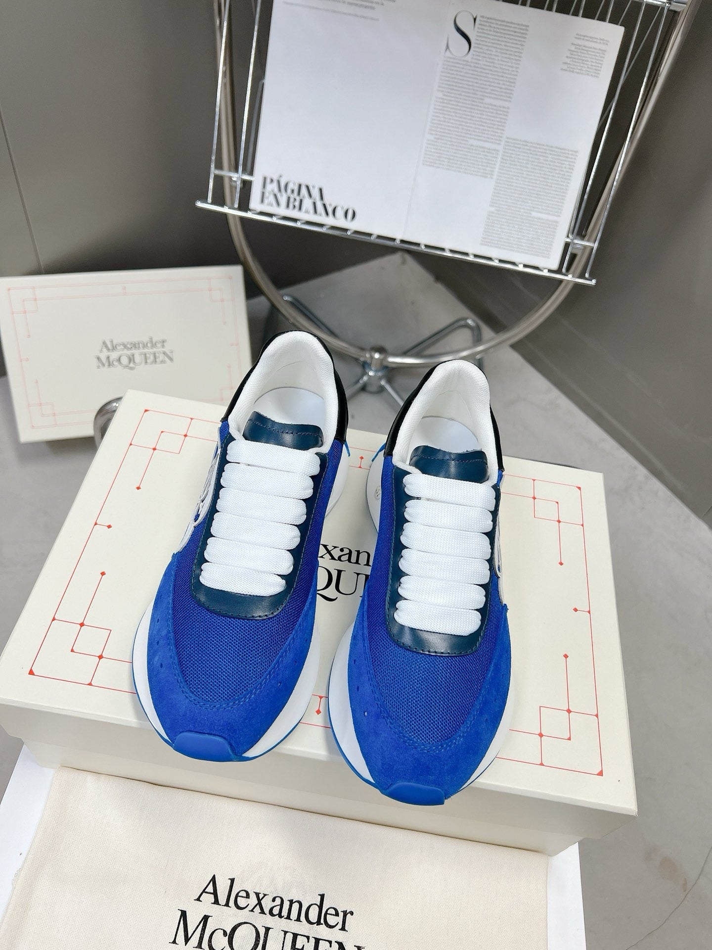 SNEAKERS ALEXANDER MCQUEEN SPRINT BLEU