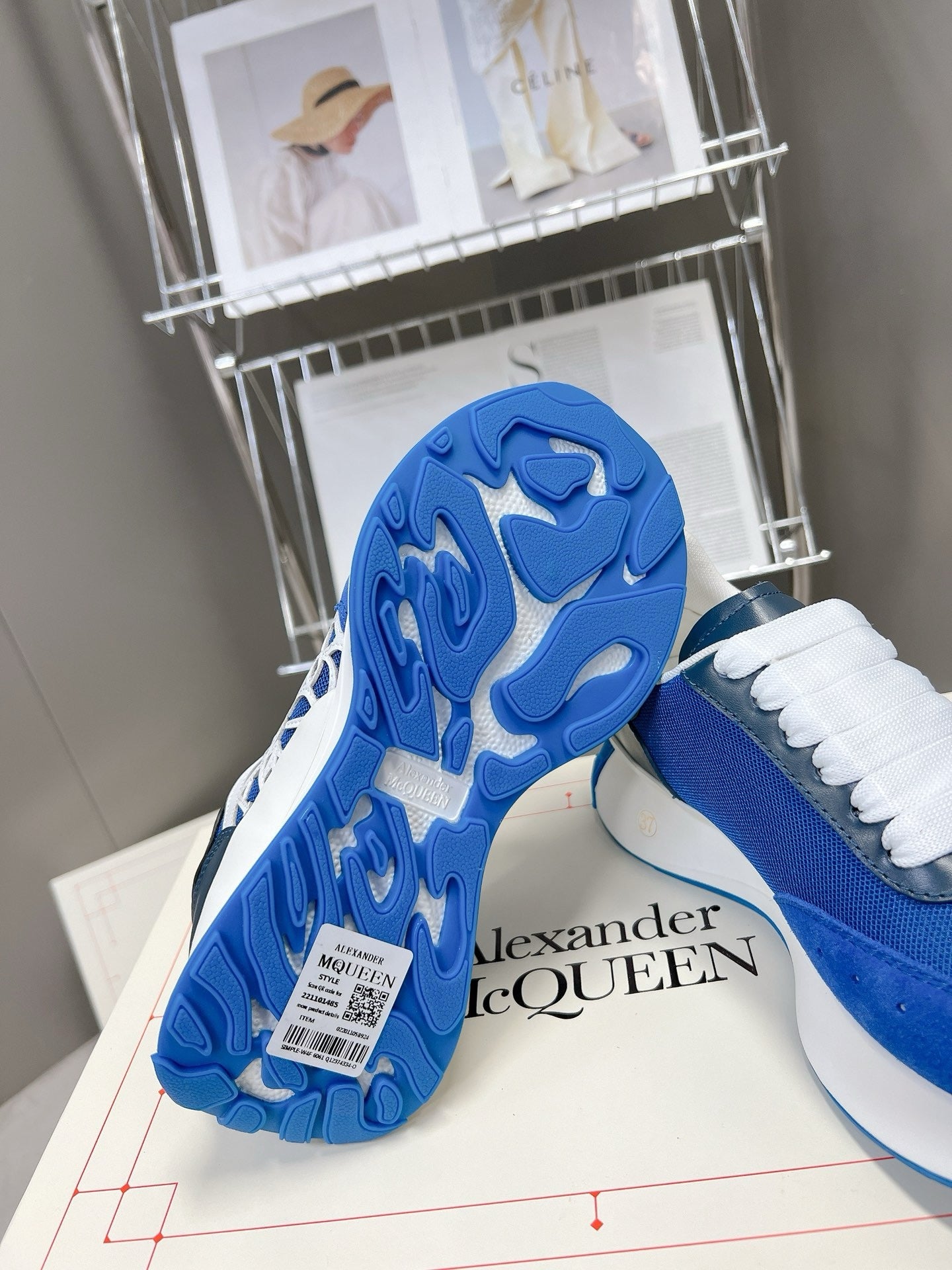 SNEAKERS ALEXANDER MCQUEEN SPRINT BLEU