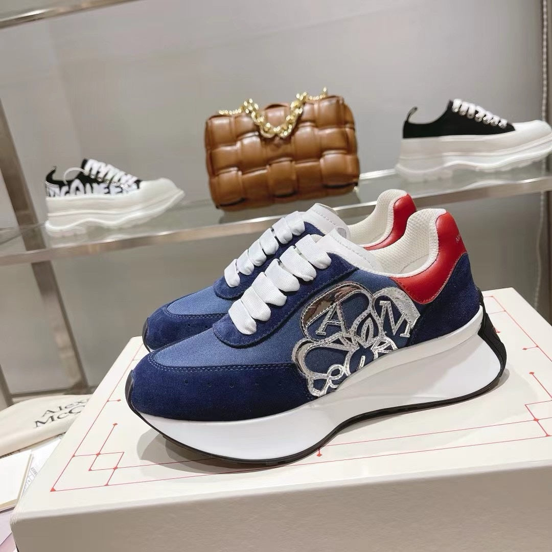 Sneakers Alexander McQueen Sprint Bleu