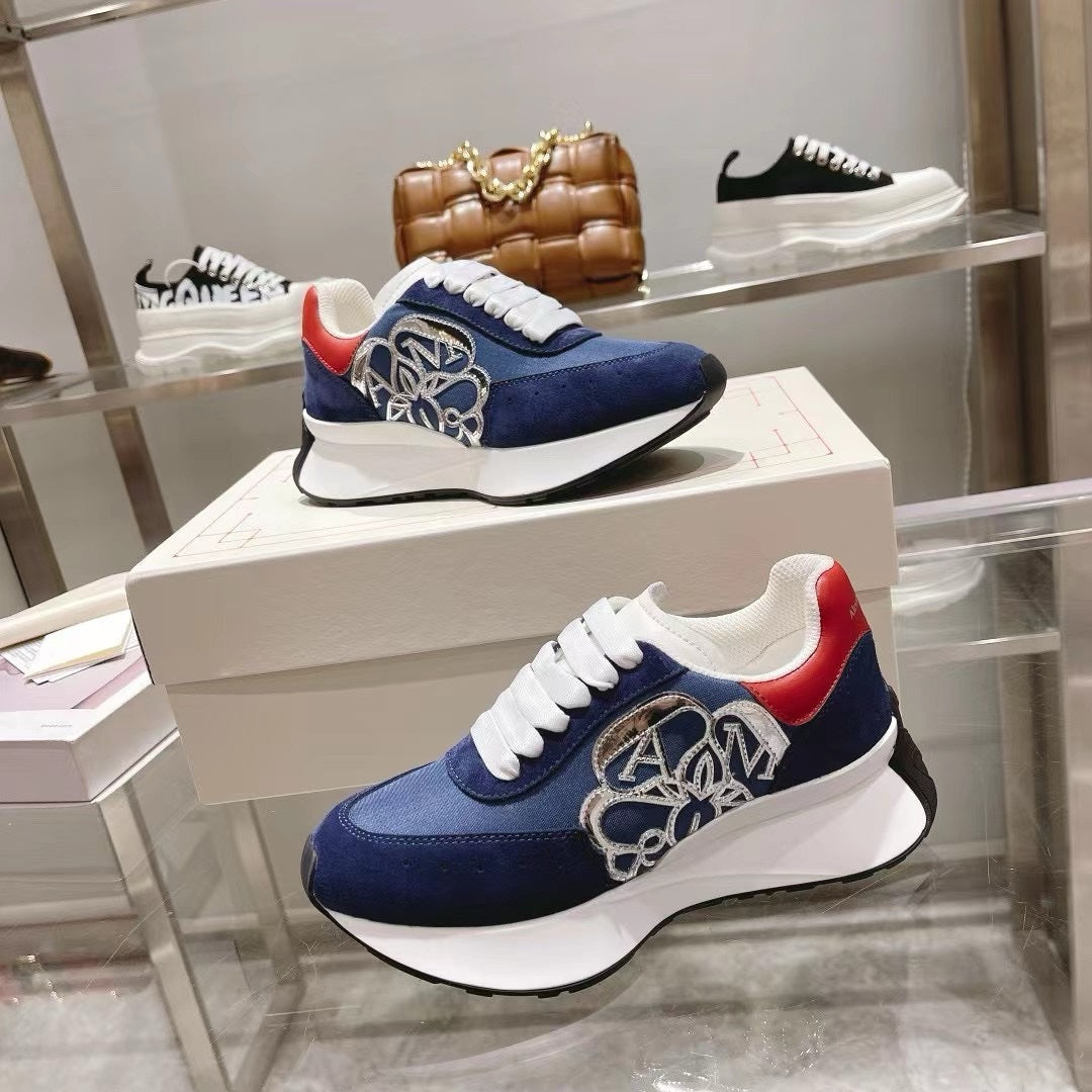 Sneakers Alexander McQueen Sprint Bleu
