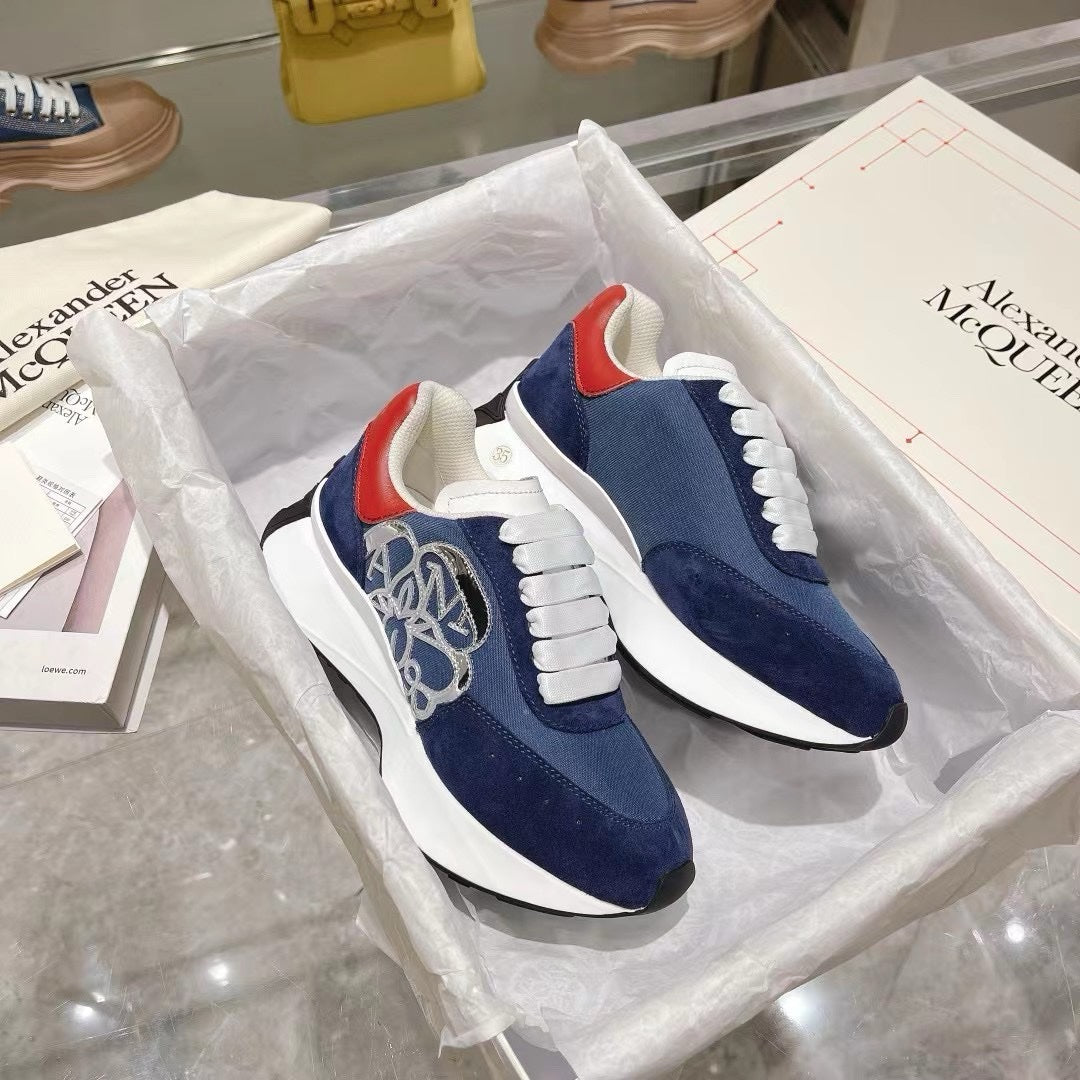Sneakers Alexander McQueen Sprint Bleu