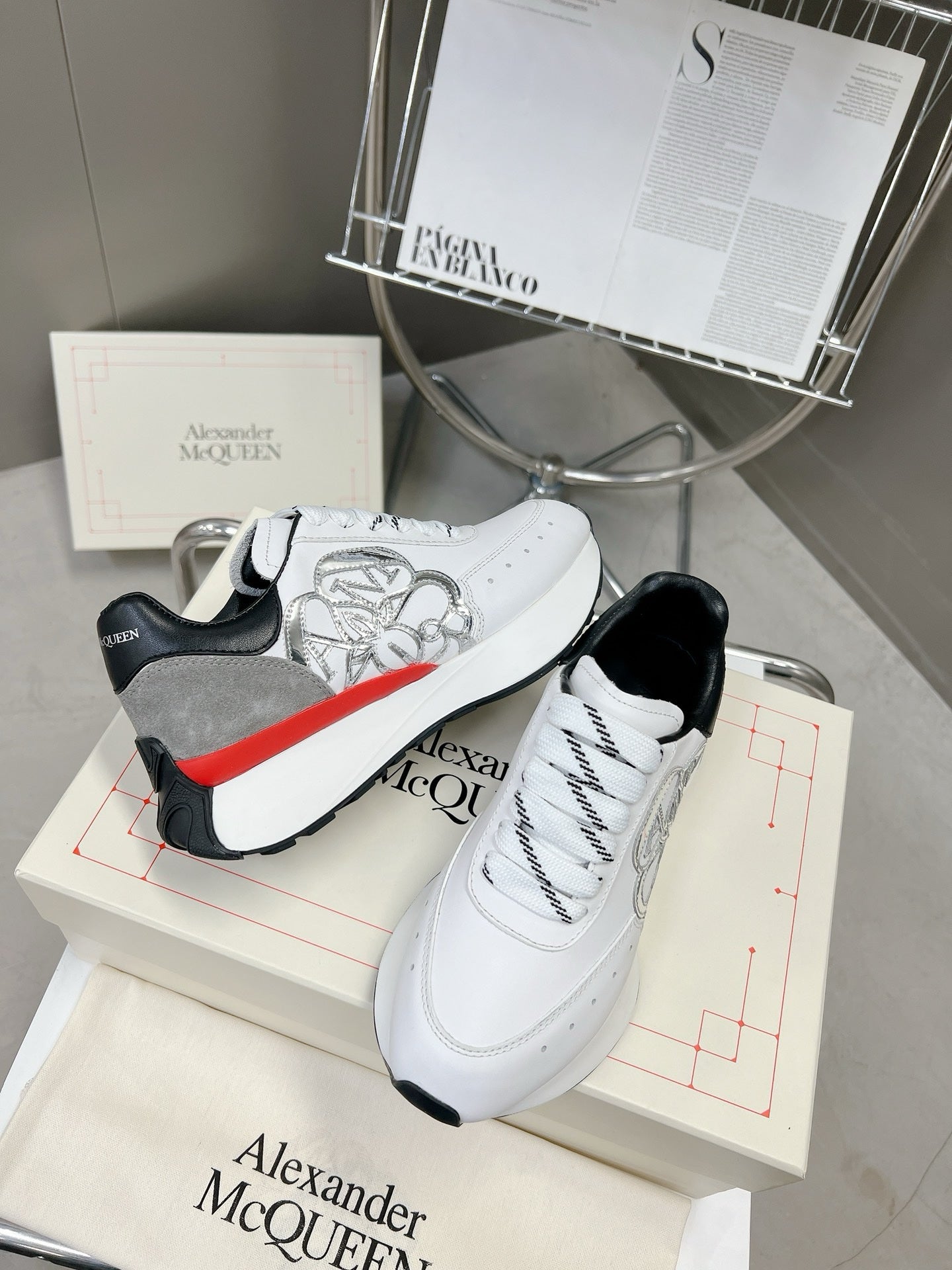 Sneakers Alexander McQueen Sprint Gris