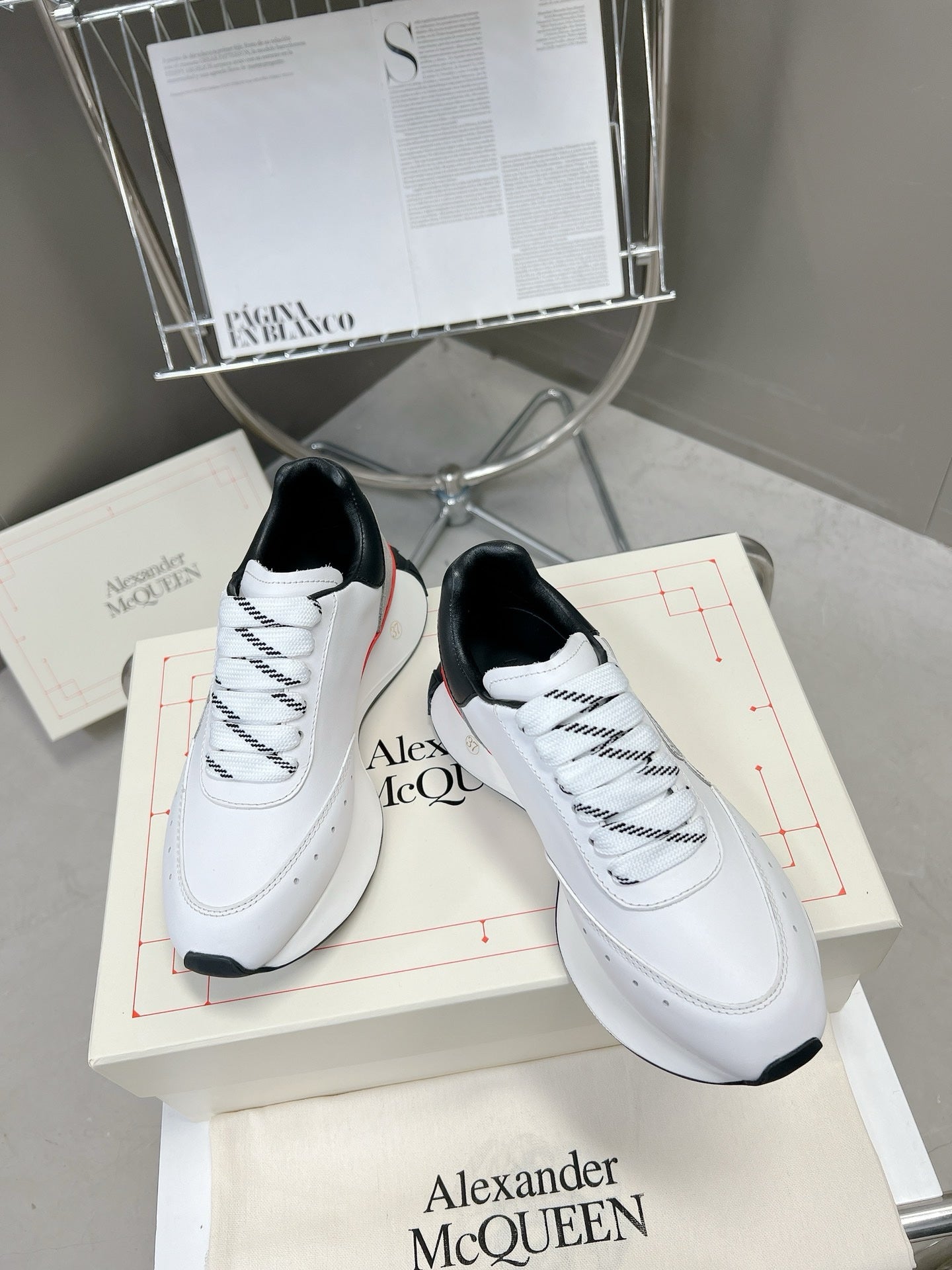 SNEAKERS ALEXANDER MCQUEEN SPRINT GRIS