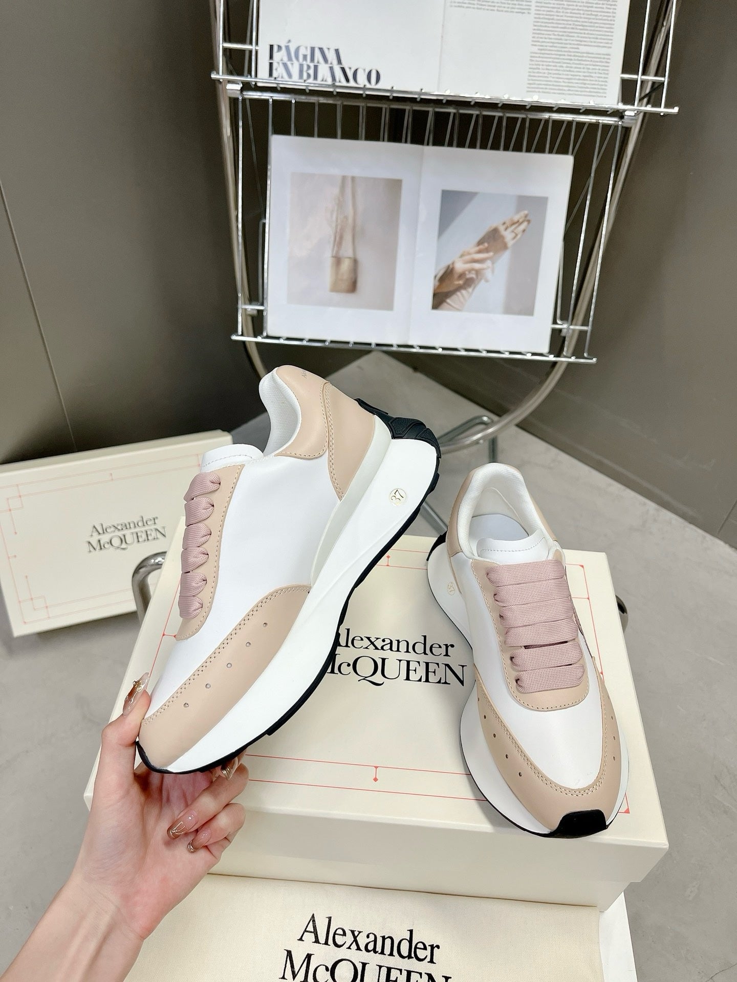 SNEAKERS ALEXANDER MCQUEEN SPRINT ROSE