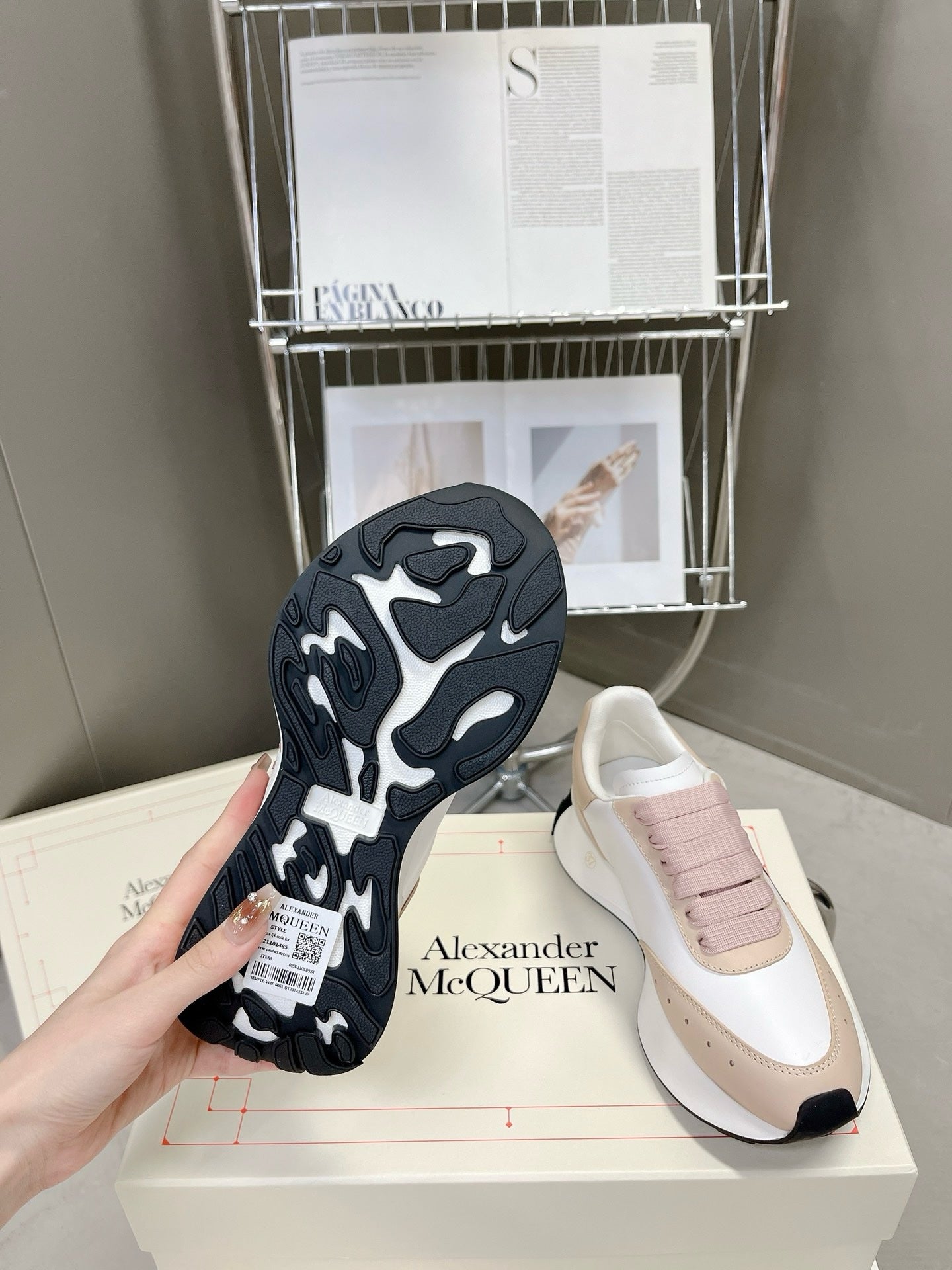 SNEAKERS ALEXANDER MCQUEEN SPRINT ROSE