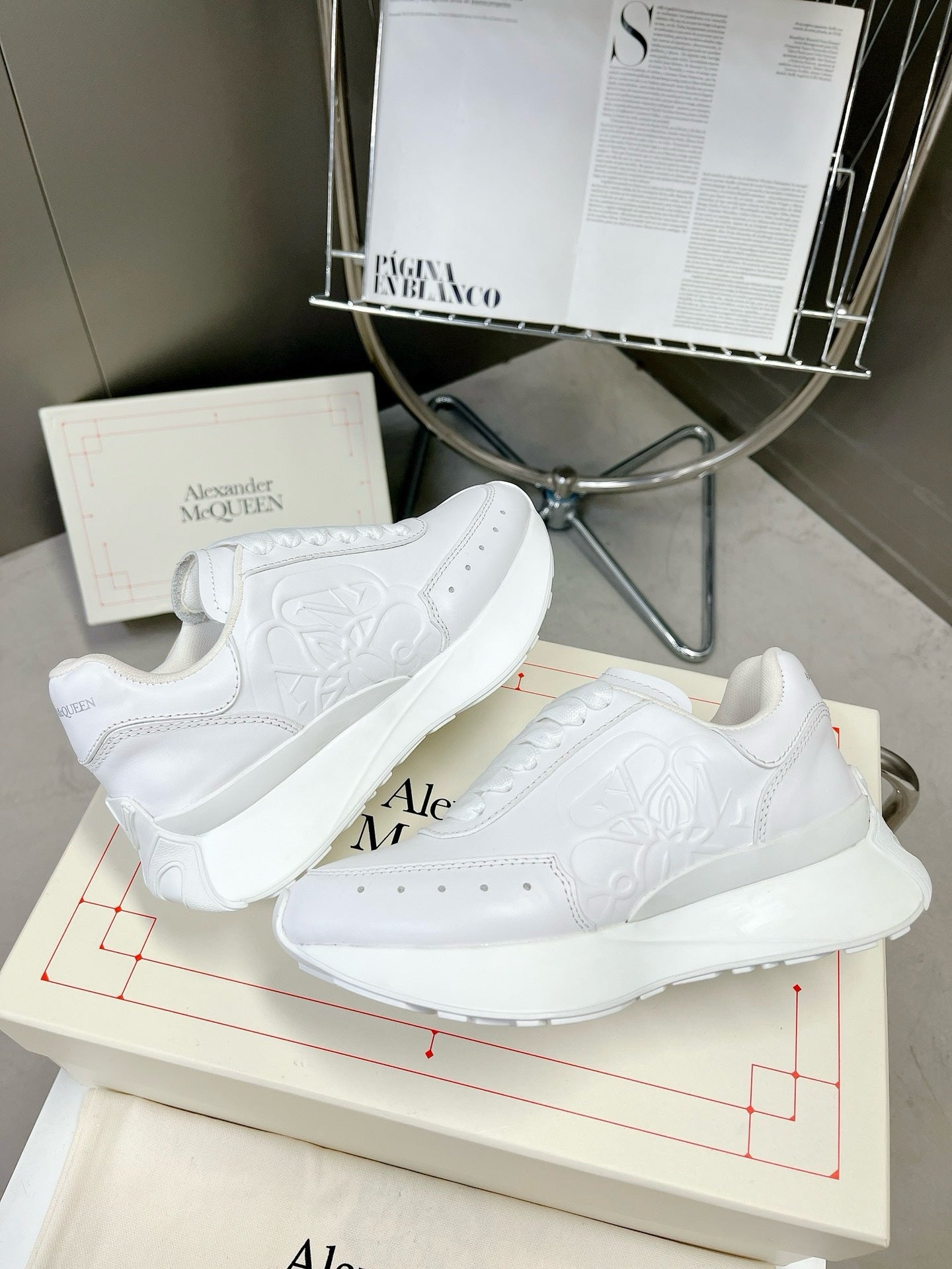 Sneakers Alexander McQueen Sprint Blanc