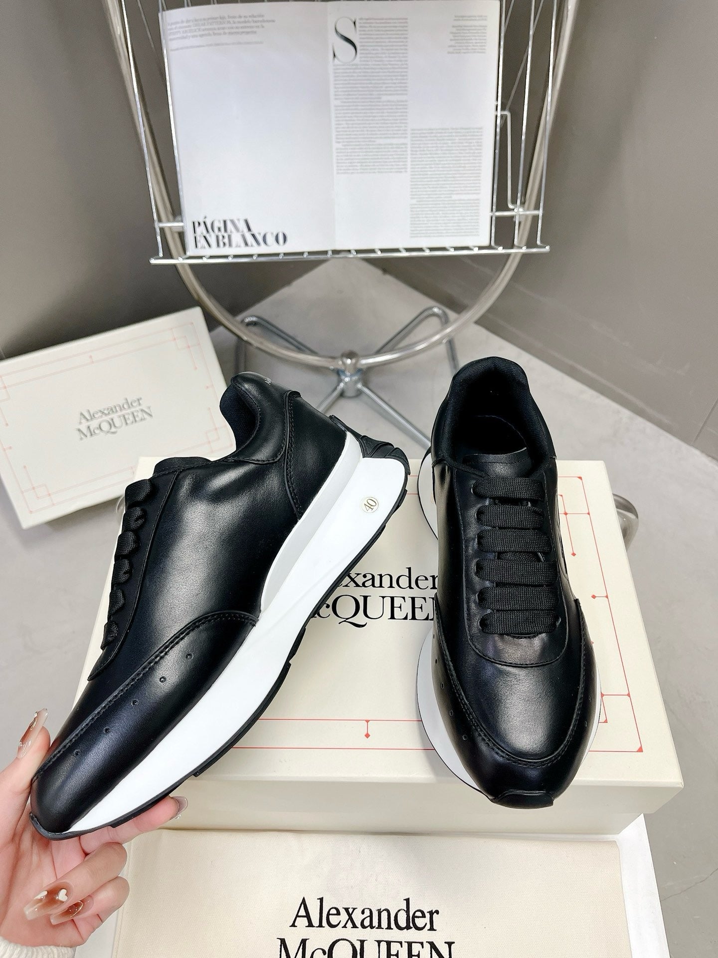 SNEAKERS ALEXANDER MCQUEEN SPRINT NOIR