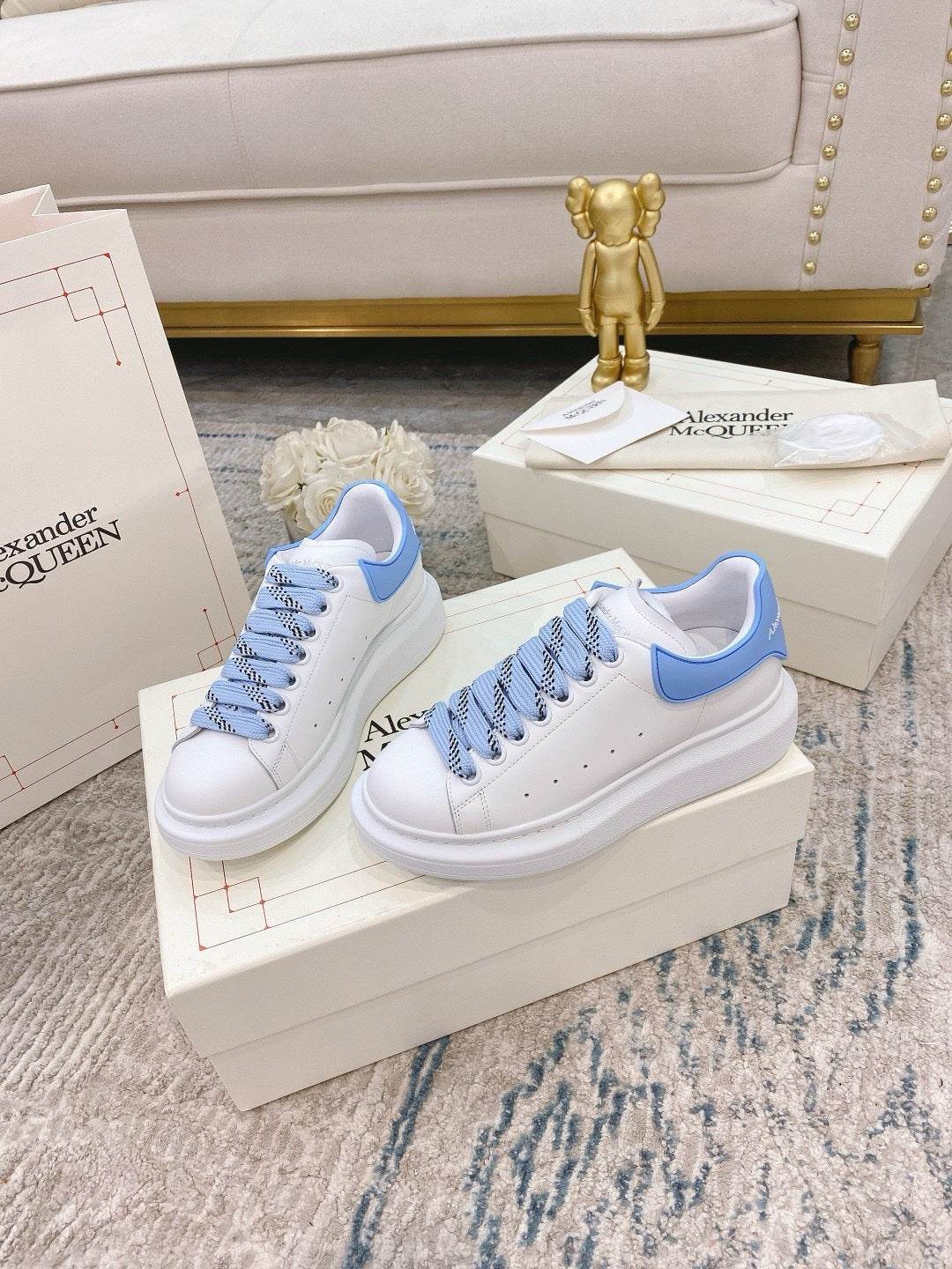 Sneakers Alexander McQueen Bleu