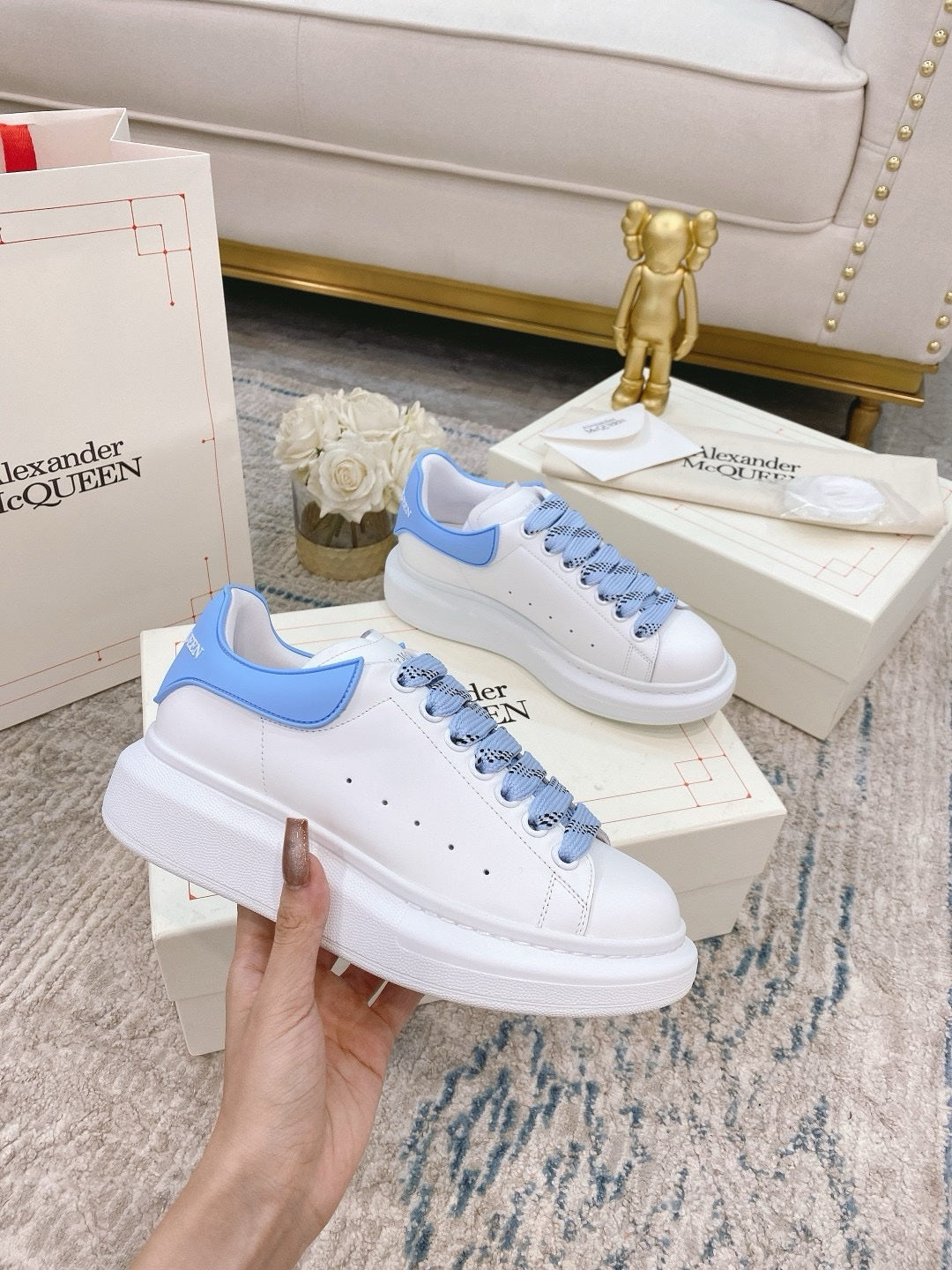 SNEAKERS ALEXANDER MCQUEEN BLEU