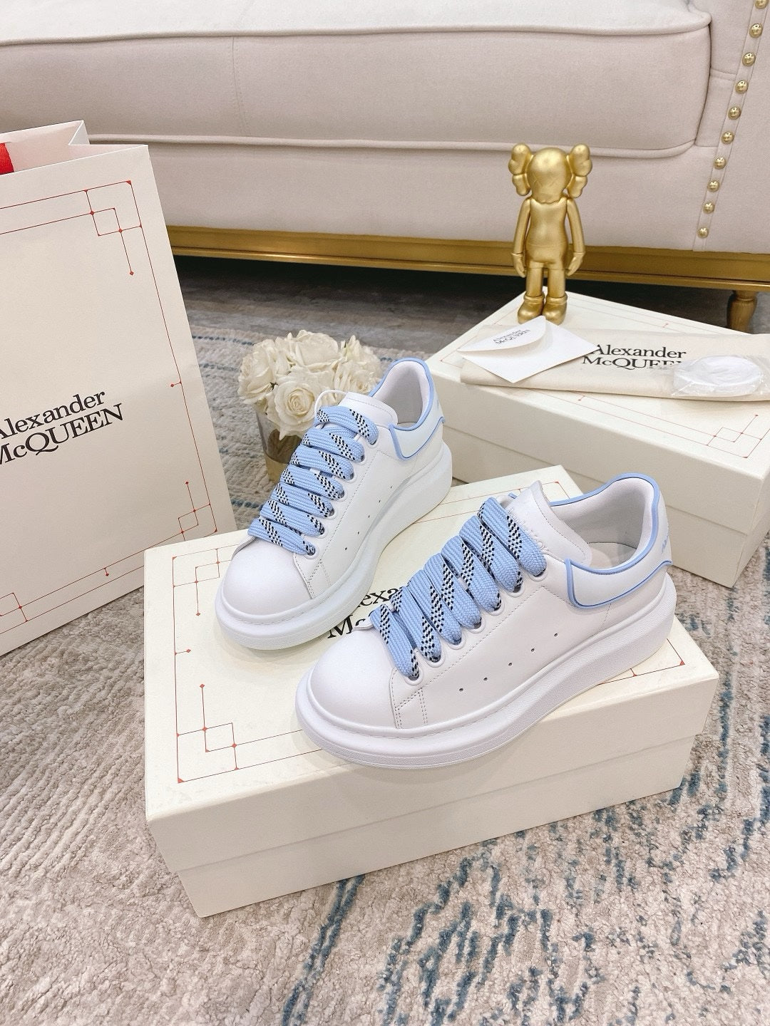 Sneakers Alexander McQueen Bleu