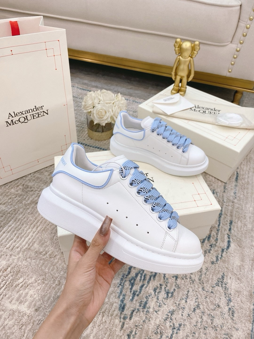 Sneakers Alexander McQueen Bleu