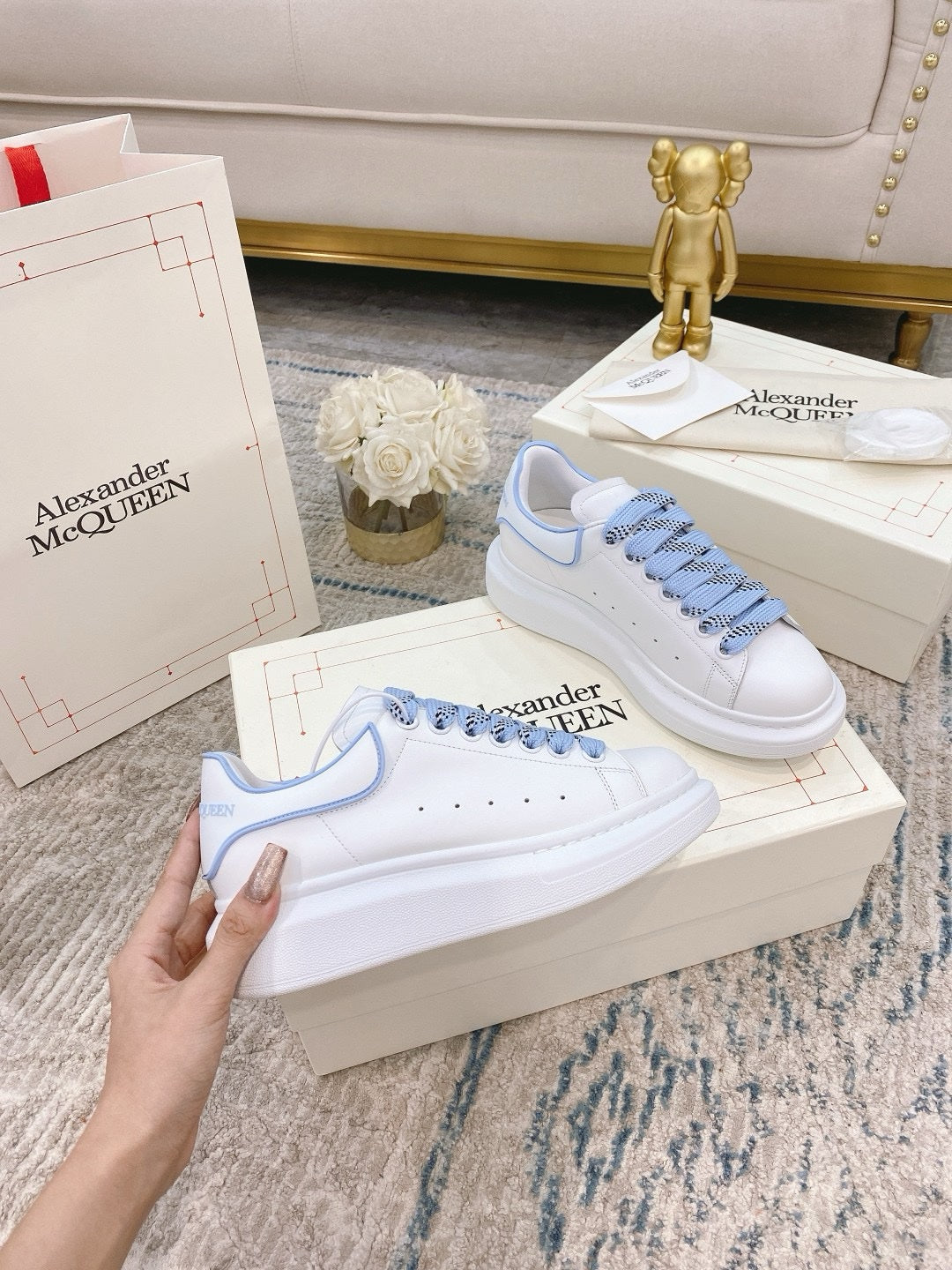 Sneakers Alexander McQueen Bleu