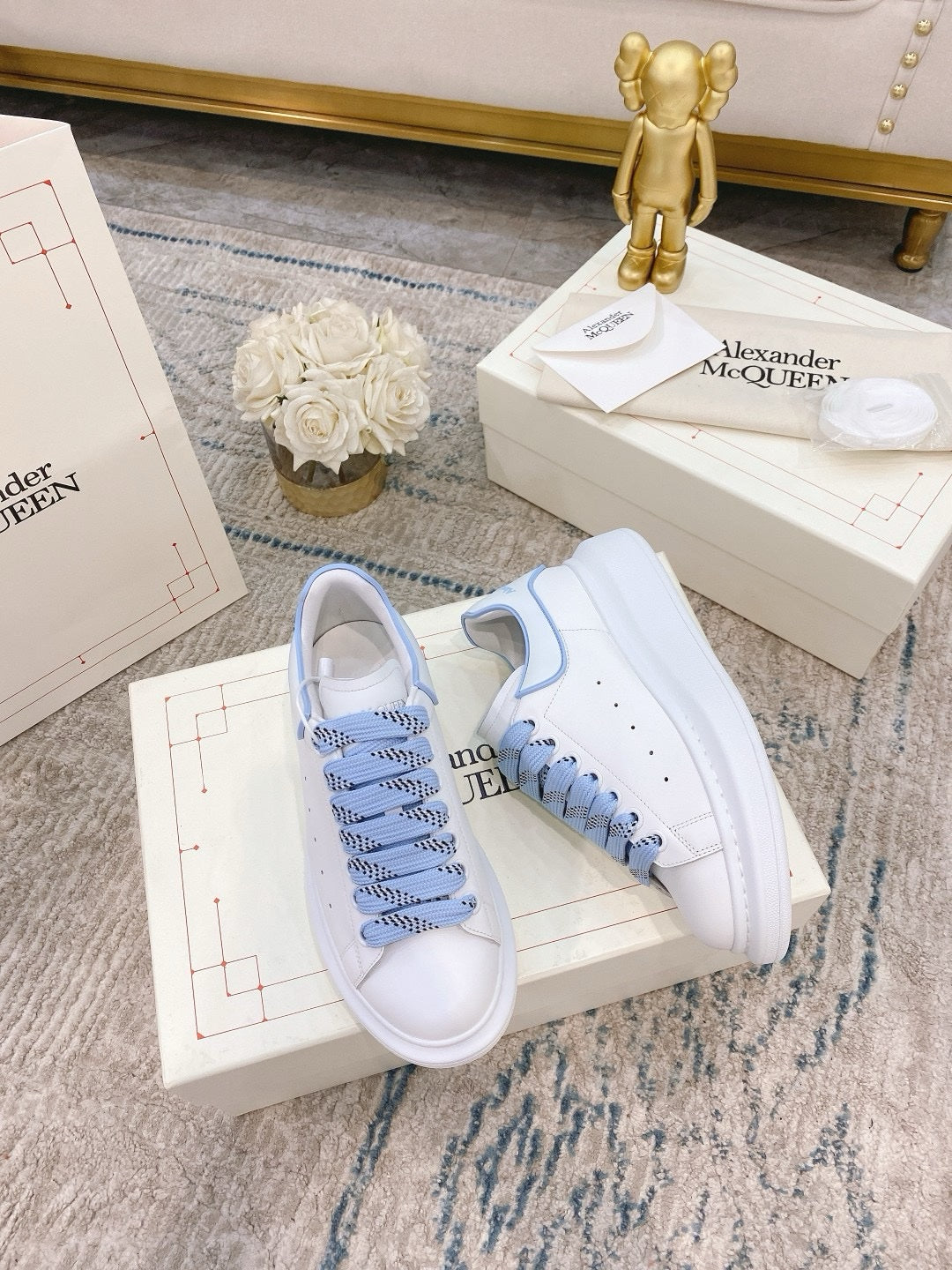 SNEAKERS ALEXANDER MCQUEEN BLEU